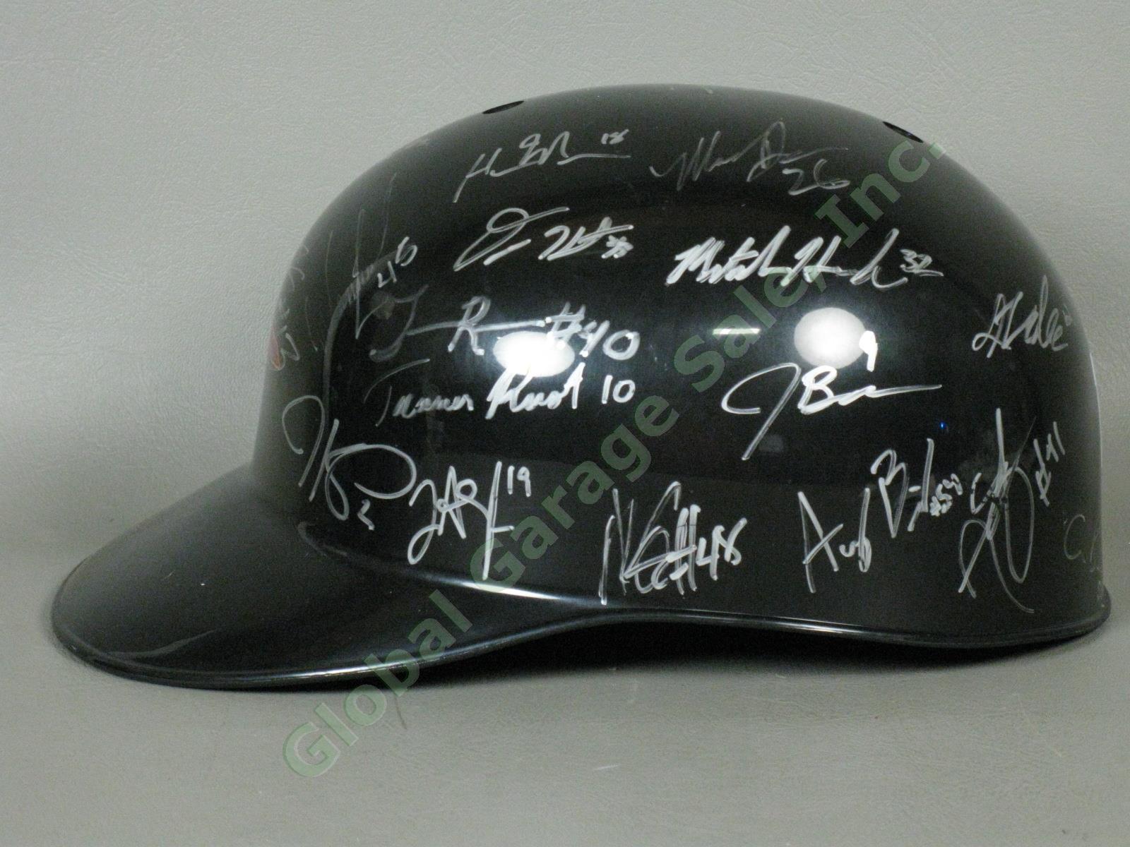 2013 Aberdeen Ironbirds Team Signed Baseball Helmet NYPL Baltimore Orioles NR 3