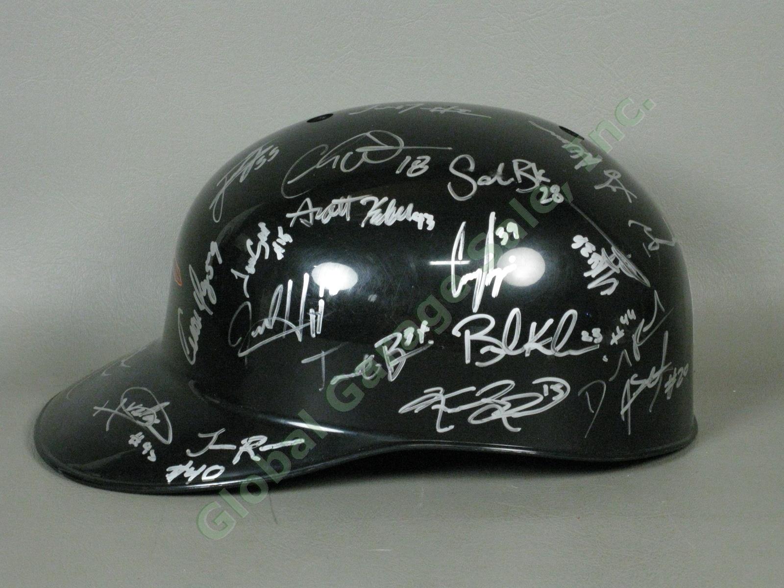 2012 Aberdeen Ironbirds Team Signed Baseball Helmet NYPL Baltimore Orioles NR 3