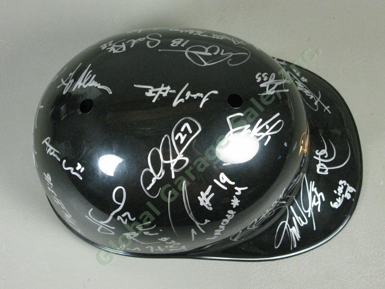 2012 Aberdeen Ironbirds Team Signed Baseball Helmet NYPL Baltimore Orioles NR 4