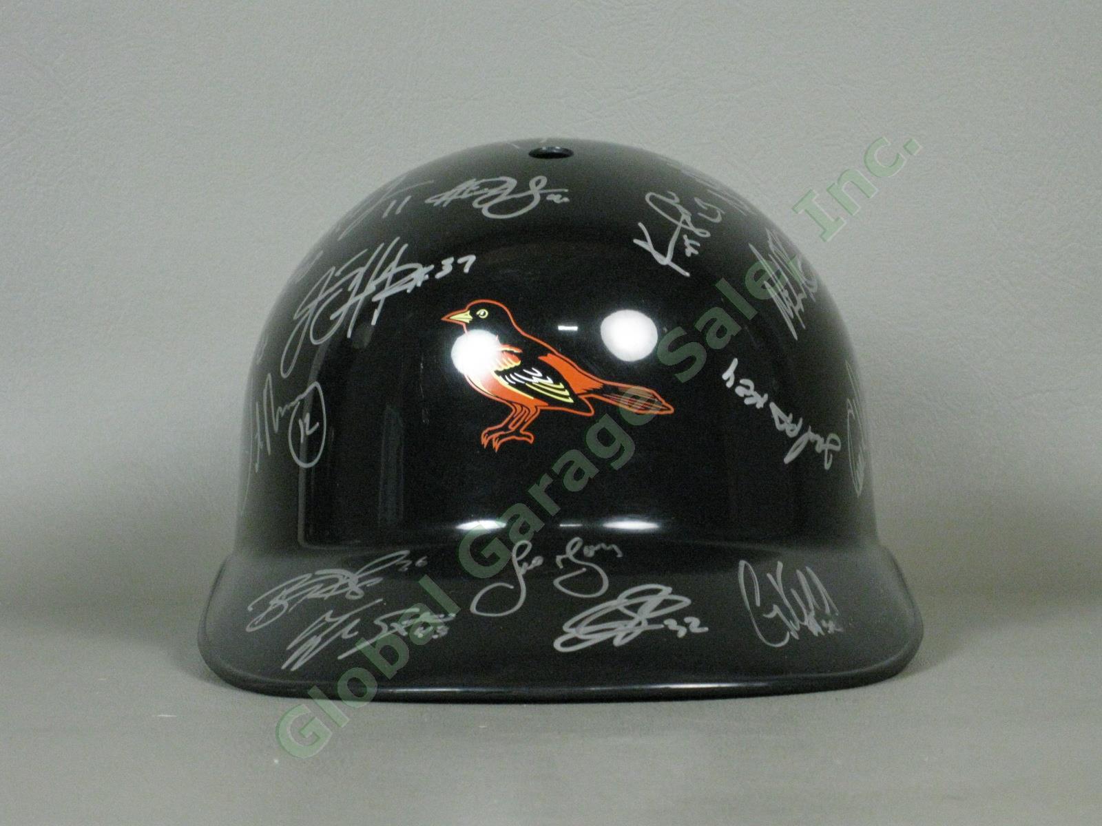 2010 Aberdeen Ironbirds Team Signed Baseball Helmet NYPL Baltimore Orioles NR