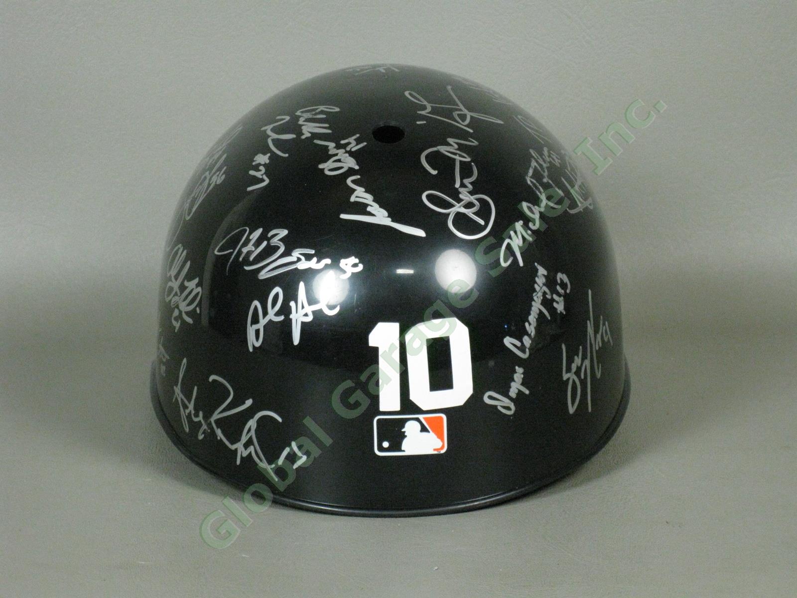 2010 Aberdeen Ironbirds Team Signed Baseball Helmet NYPL Baltimore Orioles NR 2