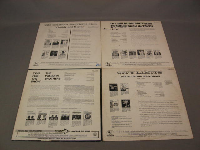 15 Vintage Wilburn Brothers Country LP Record Album Lot 6