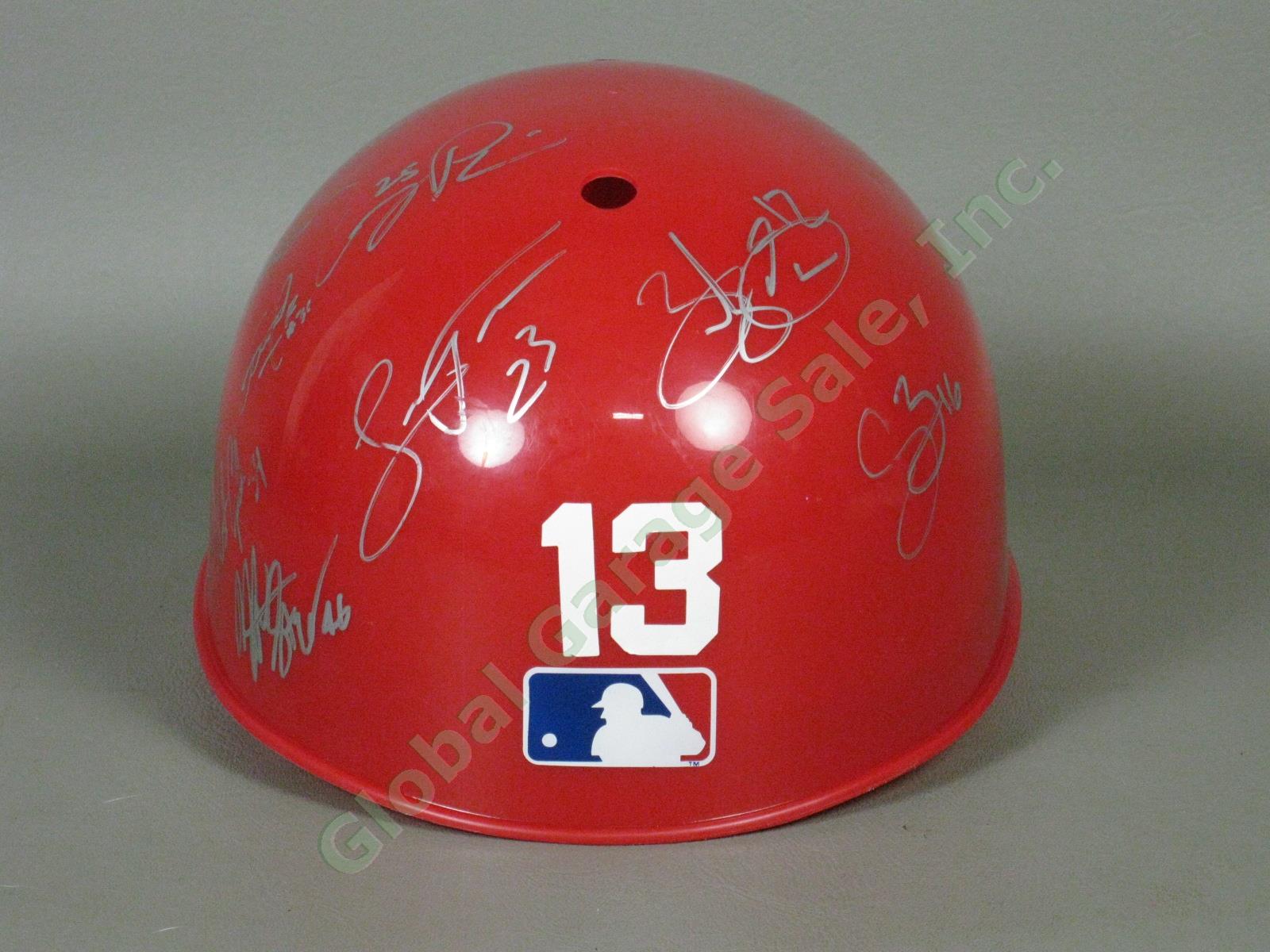 2013 Williamsport Crosscutters Team Signed Baseball Helmet Philadelphia Phillies 2