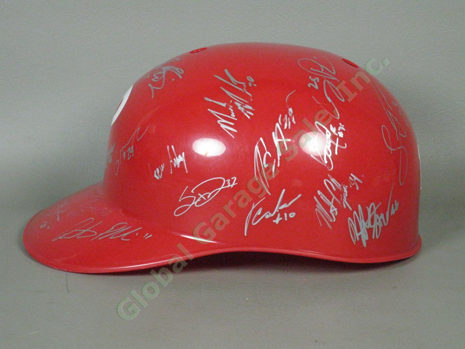 2013 Williamsport Crosscutters Team Signed Baseball Helmet Philadelphia Phillies 3