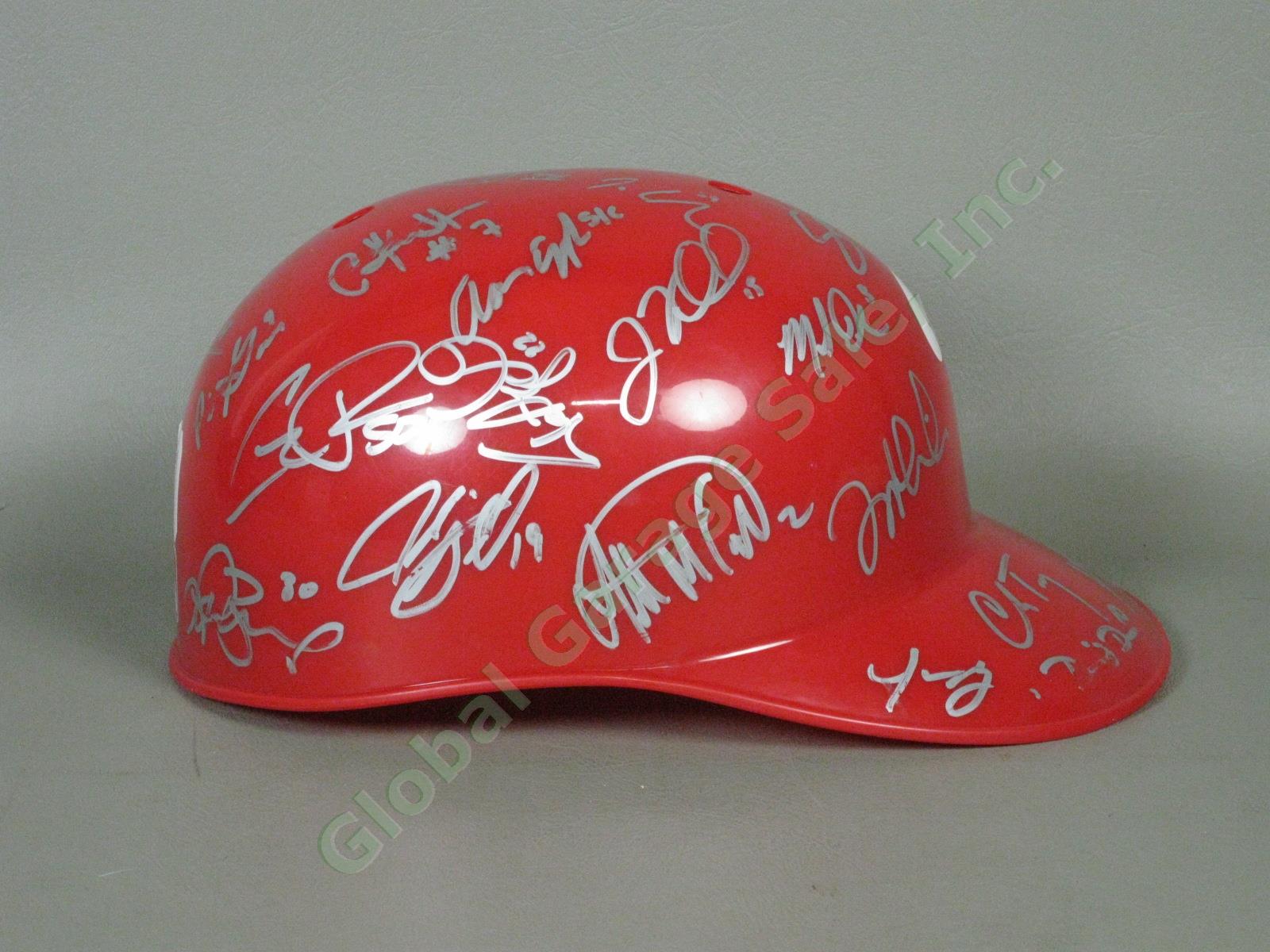 2010 Williamsport Crosscutters Team Signed Baseball Helmet Philadelphia Phillies 1