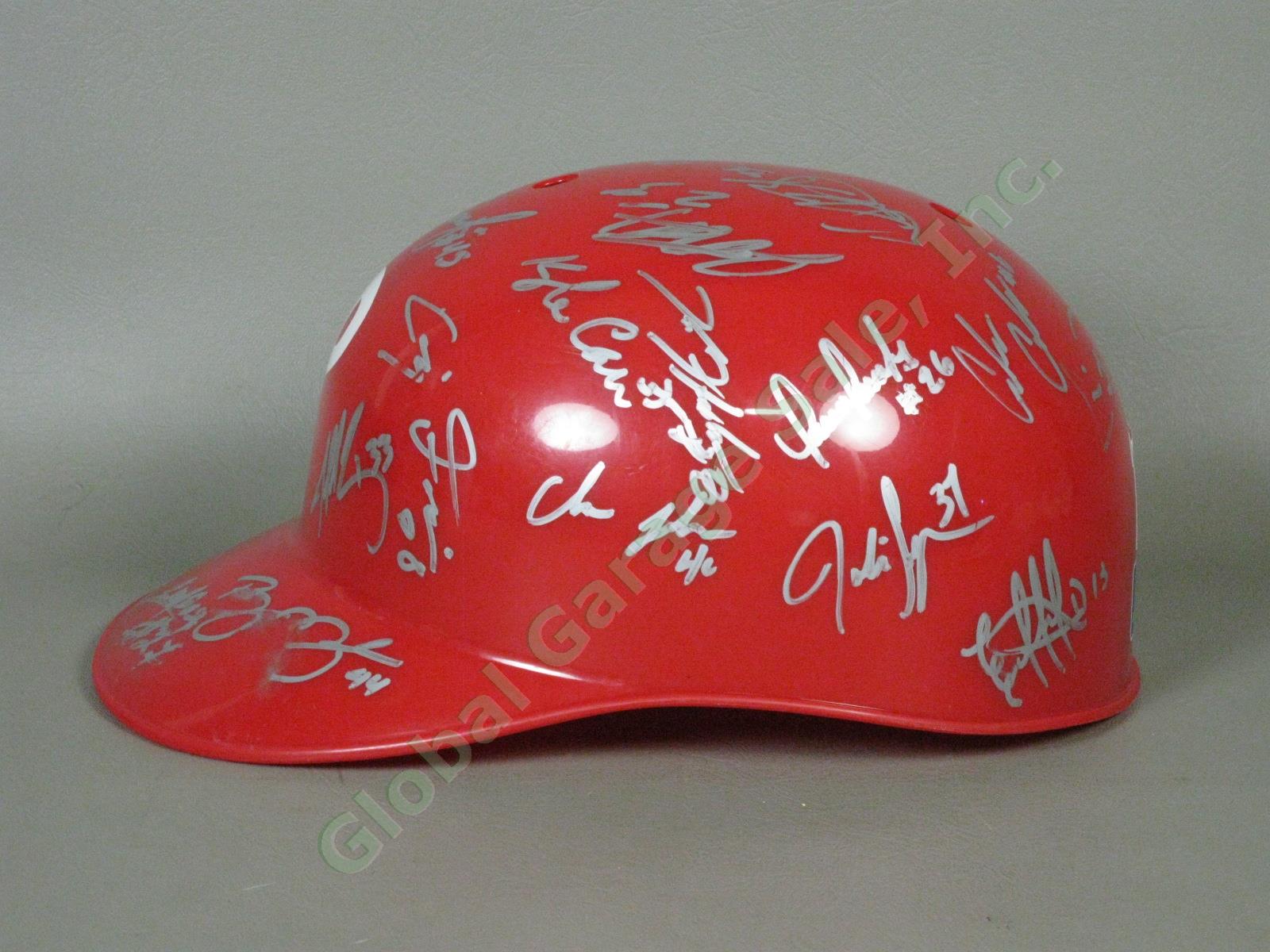 2010 Williamsport Crosscutters Team Signed Baseball Helmet Philadelphia Phillies 3