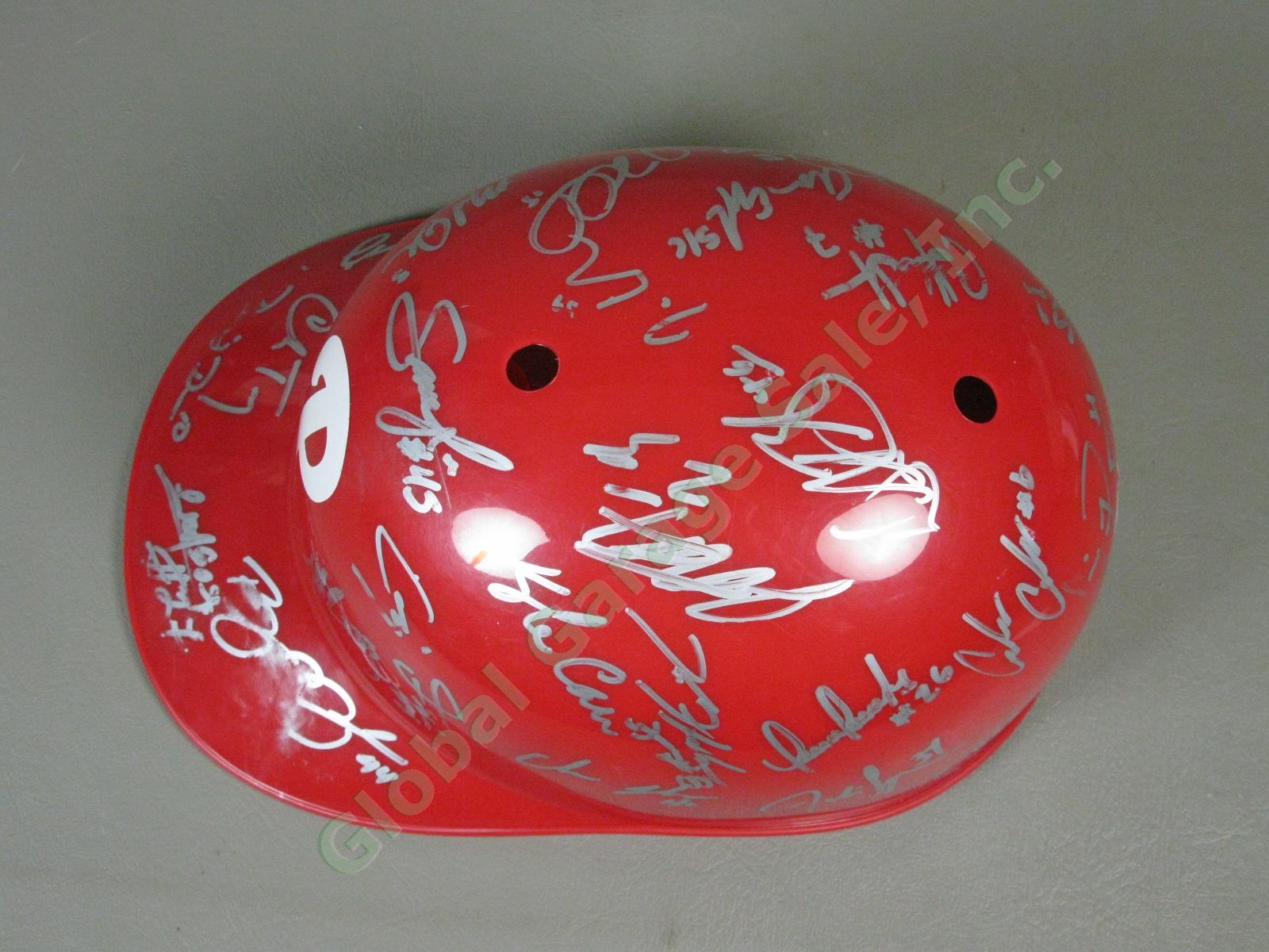 2010 Williamsport Crosscutters Team Signed Baseball Helmet Philadelphia Phillies 4