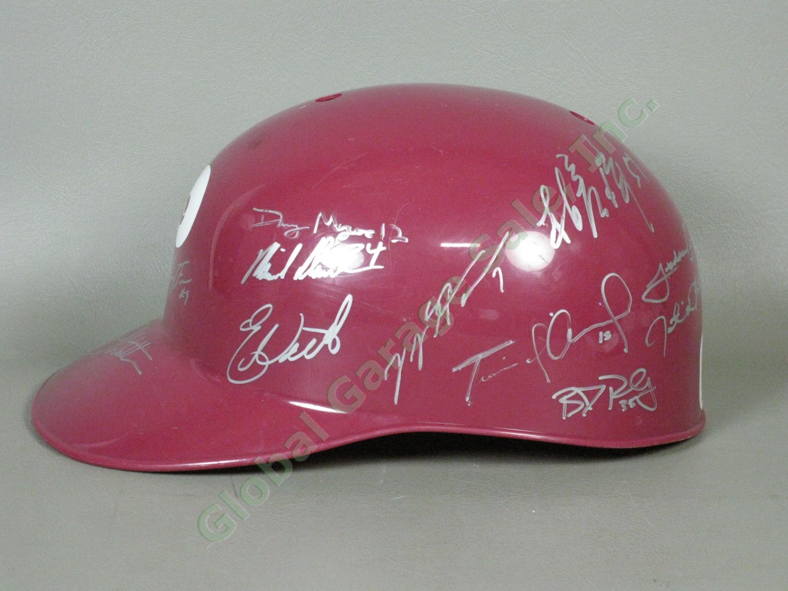 2008 Williamsport Crosscutters Team Signed Baseball Helmet Philadelphia Phillies 3