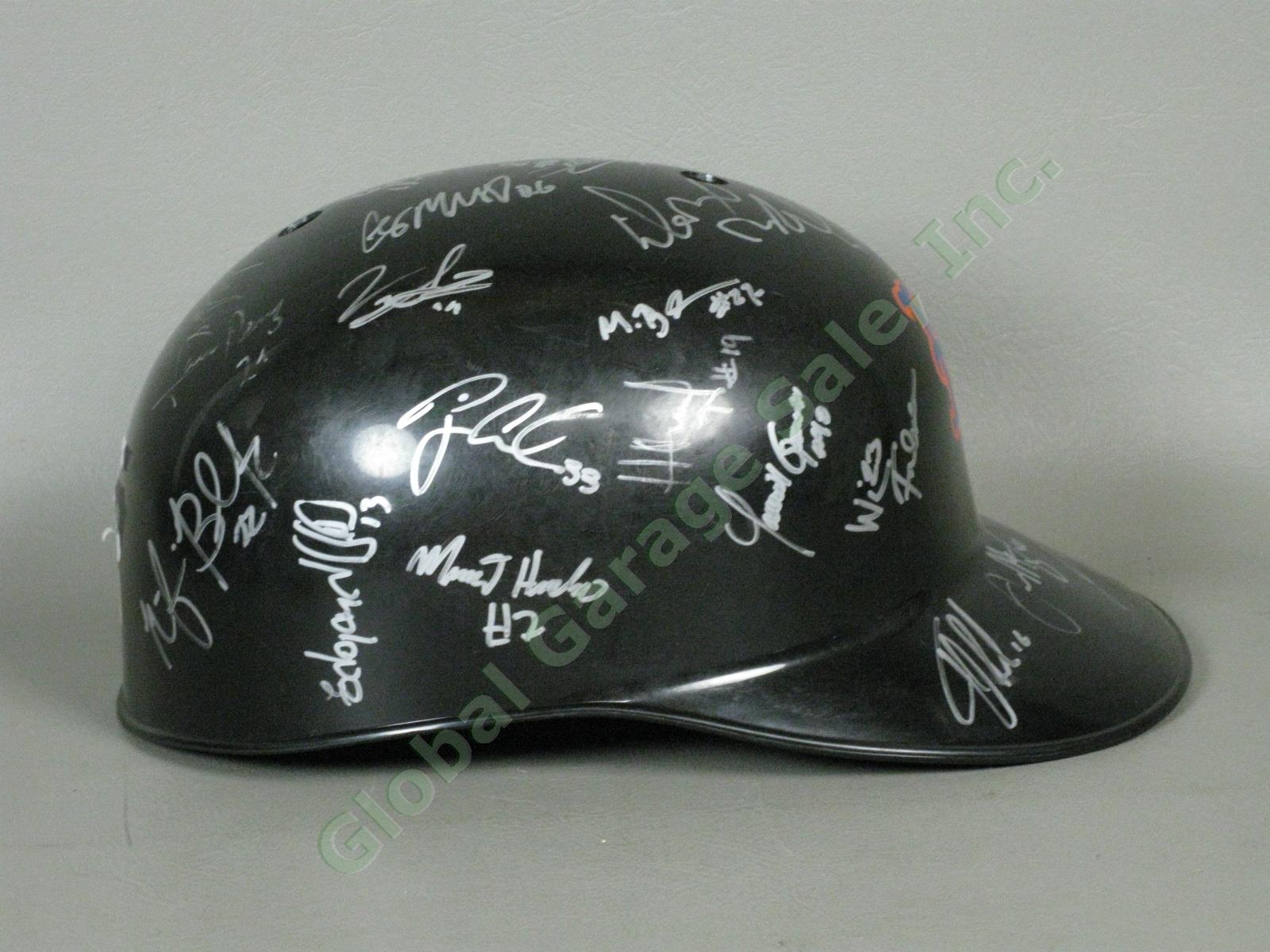 2015 Brooklyn Cyclones Team Signed Baseball Helmet MiLB MLB NYPL New York Mets 1