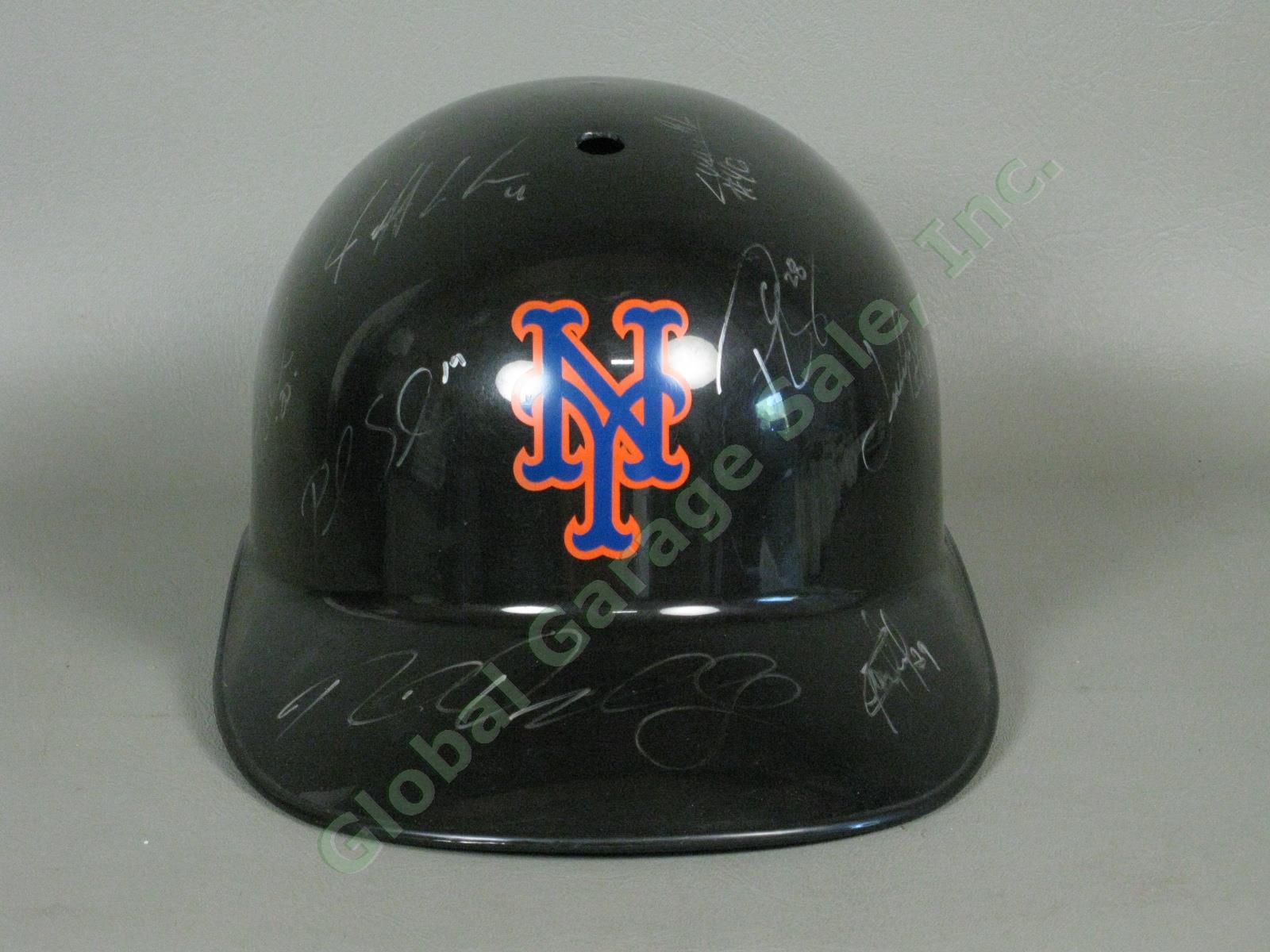 2012 Brooklyn Cyclones Team Signed Baseball Helmet MiLB MLB NYPL New York Mets