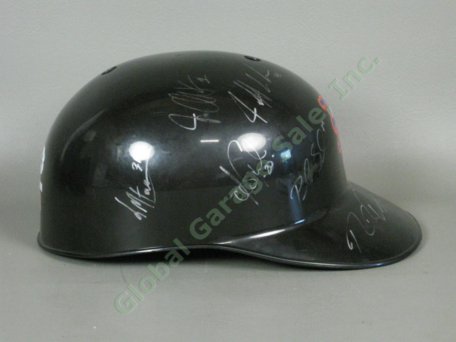 2012 Brooklyn Cyclones Team Signed Baseball Helmet MiLB MLB NYPL New York Mets 1