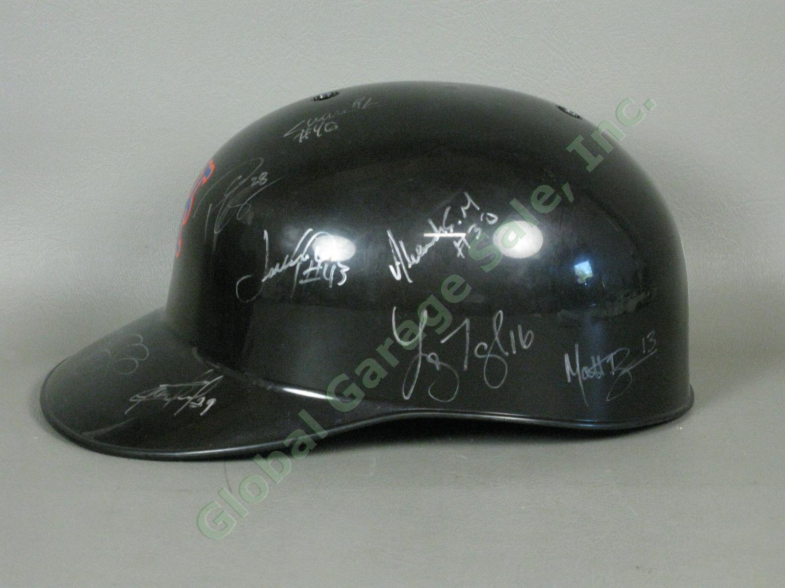 2012 Brooklyn Cyclones Team Signed Baseball Helmet MiLB MLB NYPL New York Mets 3