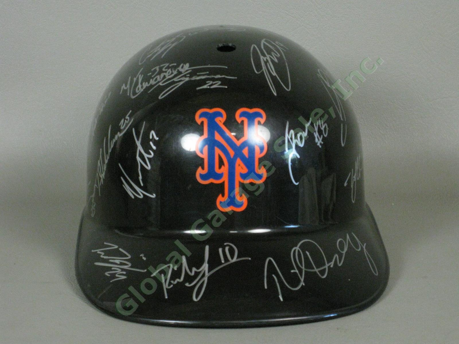 2011 Brooklyn Cyclones Team Signed Baseball Helmet MiLB MLB NYPL New York Mets