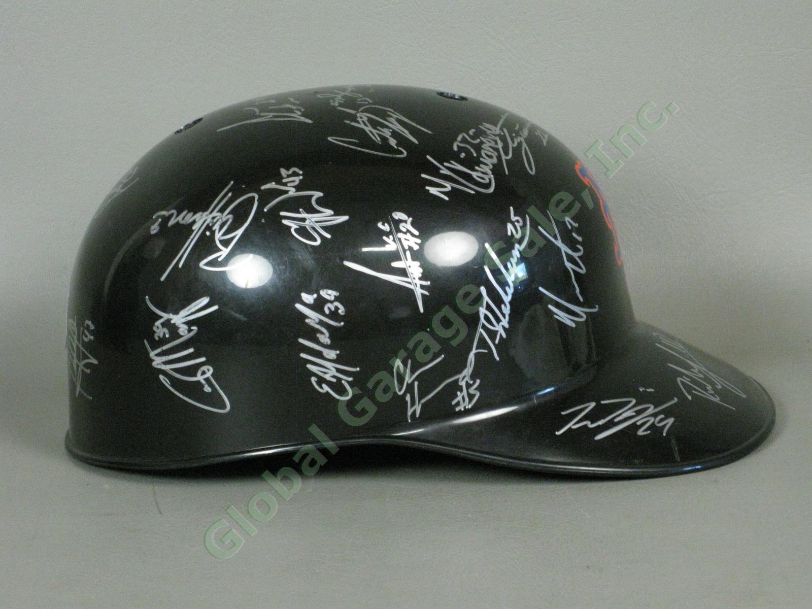 2011 Brooklyn Cyclones Team Signed Baseball Helmet MiLB MLB NYPL New York Mets 1