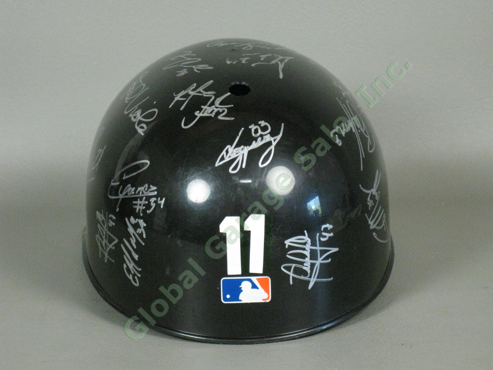 2011 Brooklyn Cyclones Team Signed Baseball Helmet MiLB MLB NYPL New York Mets 2