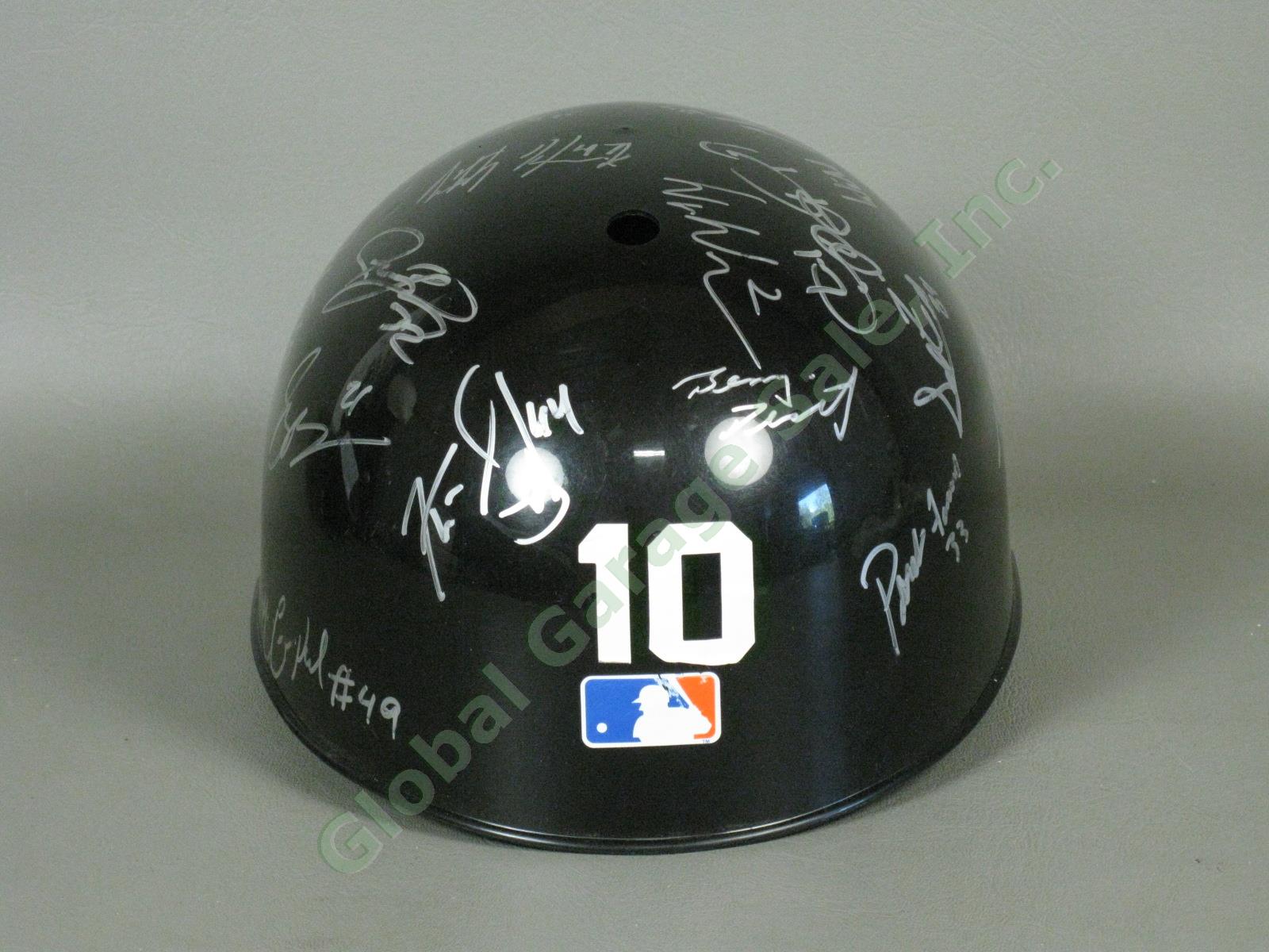 2010 Brooklyn Cyclones Team Signed Baseball Helmet MiLB MLB NYPL New York Mets 2