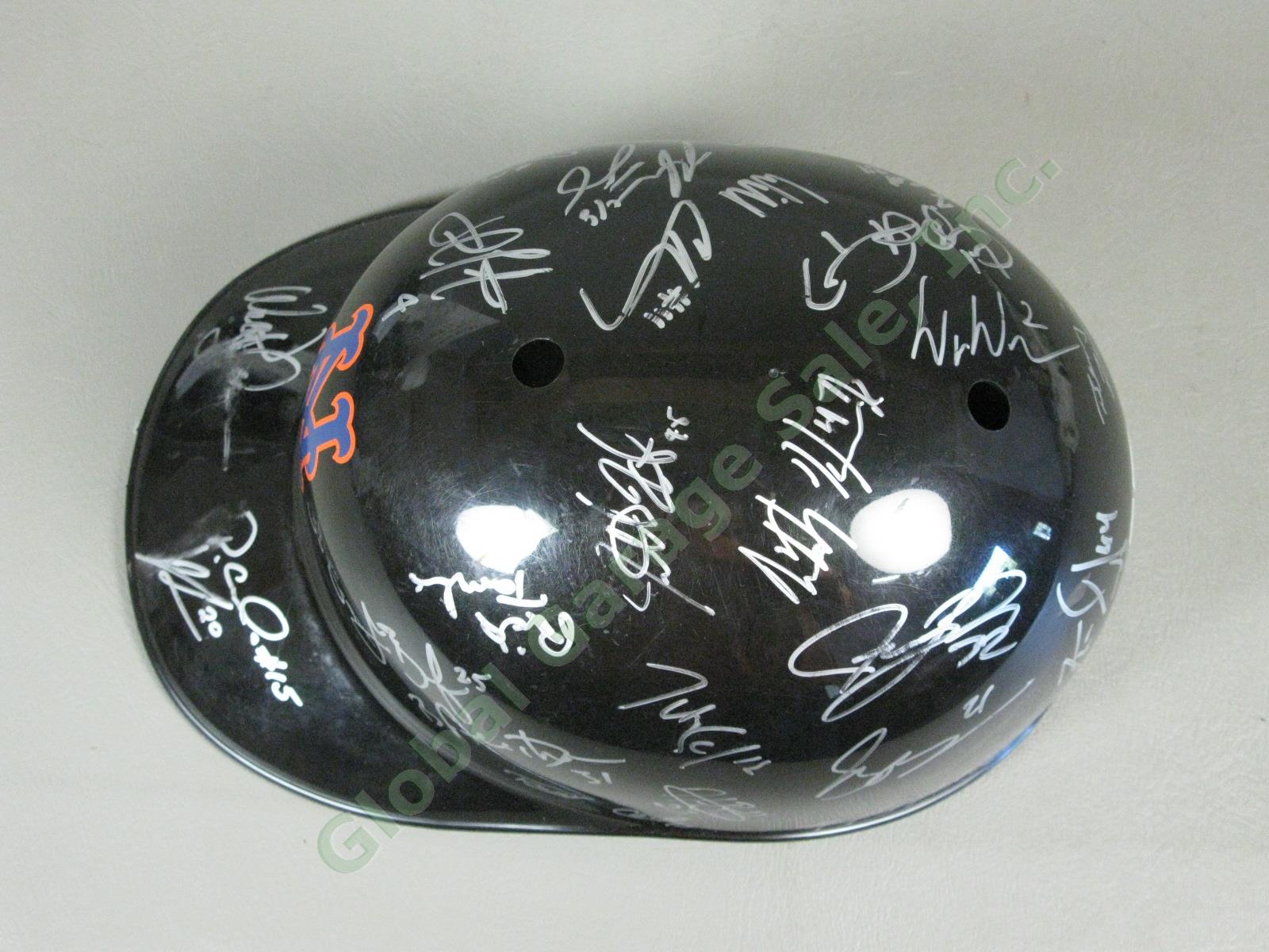 2010 Brooklyn Cyclones Team Signed Baseball Helmet MiLB MLB NYPL New York Mets 4