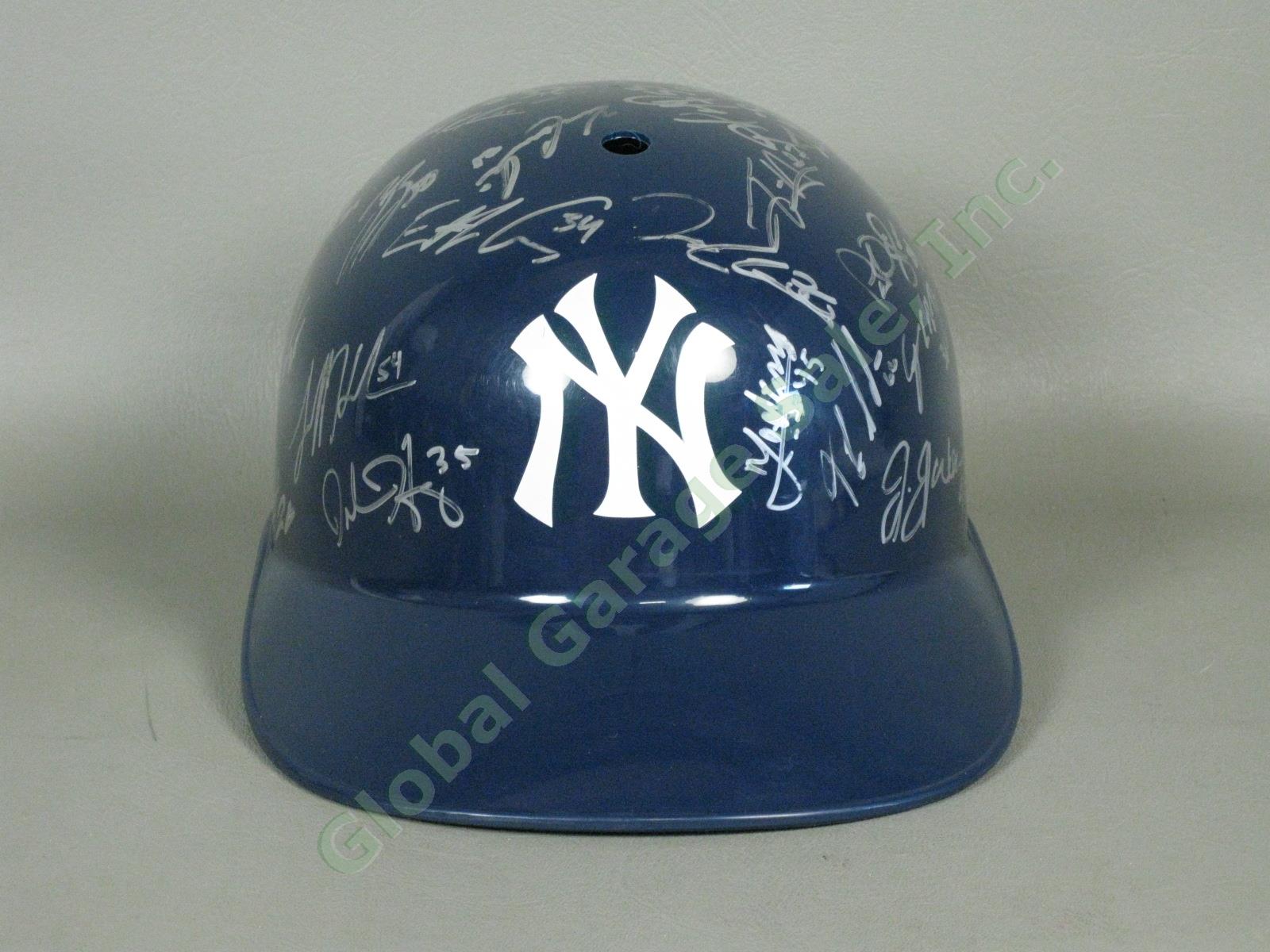 2015 Staten Island Yankees Team Signed Baseball Helmet MiLB MLB NYPL New York NR