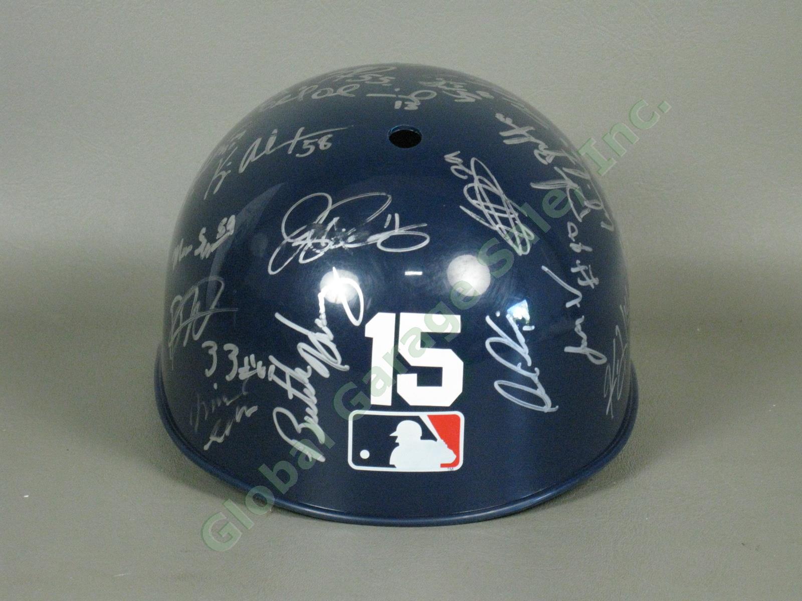 2015 Staten Island Yankees Team Signed Baseball Helmet MiLB MLB NYPL New York NR 2