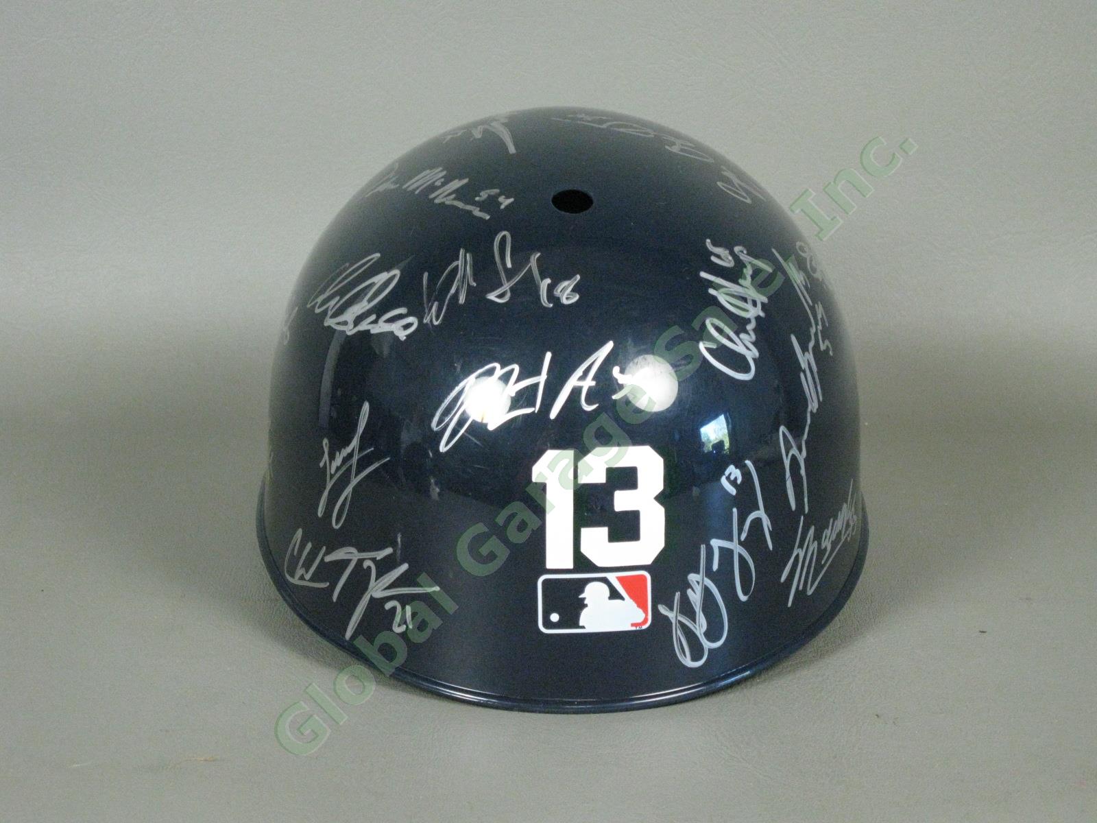 2013 Staten Island Yankees Team Signed Baseball Helmet MiLB MLB NYPL New York NR 2