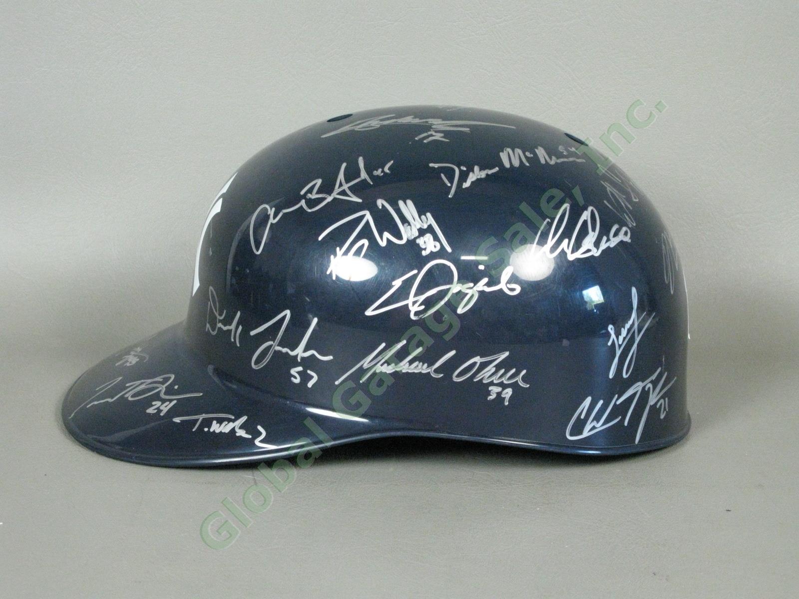 2013 Staten Island Yankees Team Signed Baseball Helmet MiLB MLB NYPL New York NR 3