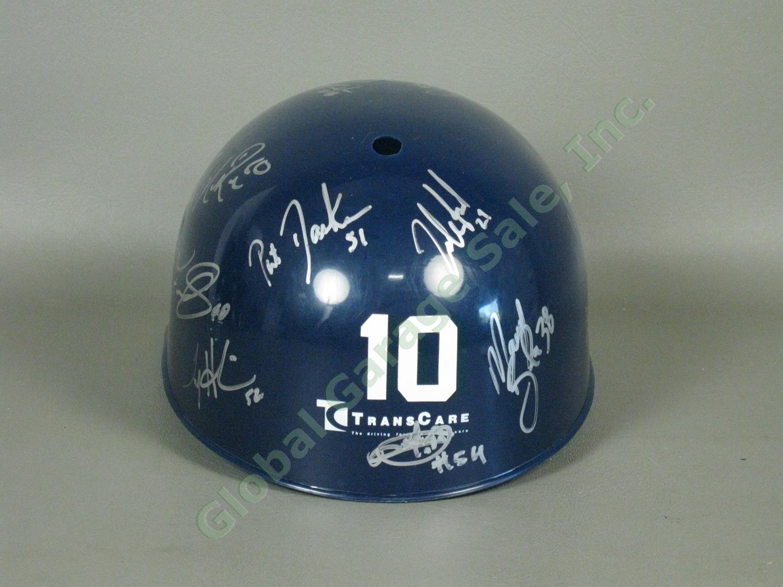 2010 Staten Island Yankees Team Signed Baseball Helmet MiLB MLB NYPL New York NR 2