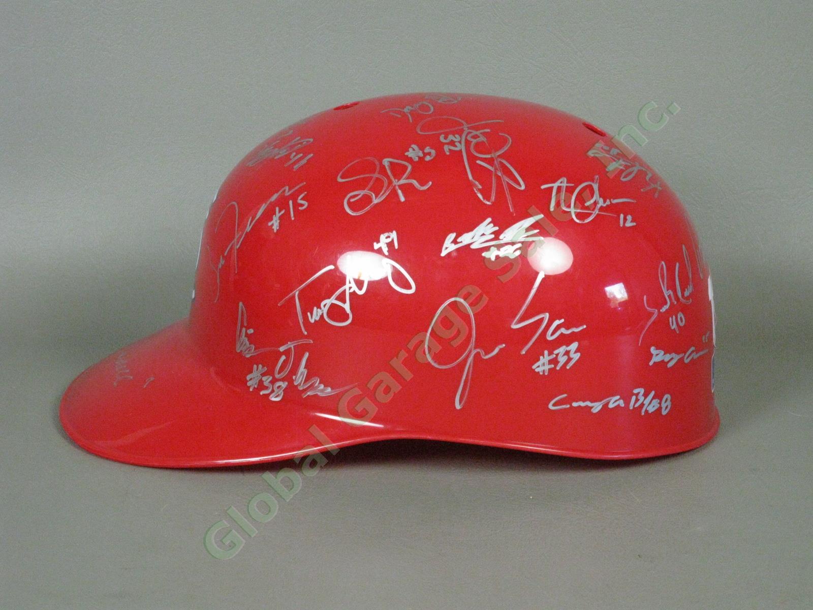 2012 Batavia Muckdogs Team Signed Baseball Helmet NYPL St. Louis Cardinals NR 3
