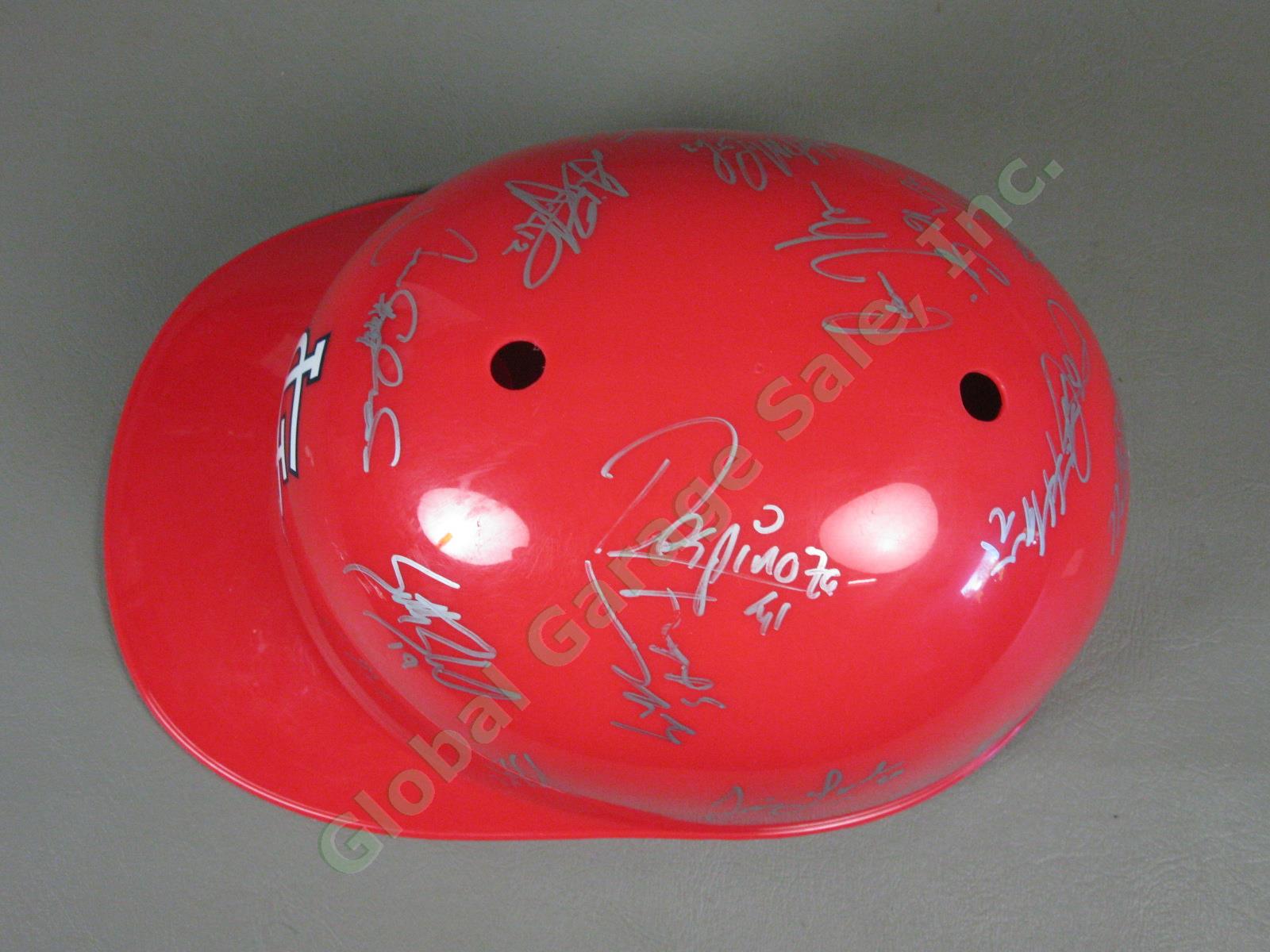2010 Batavia Muckdogs Team Signed Baseball Helmet NYPL St. Louis Cardinals NR 4