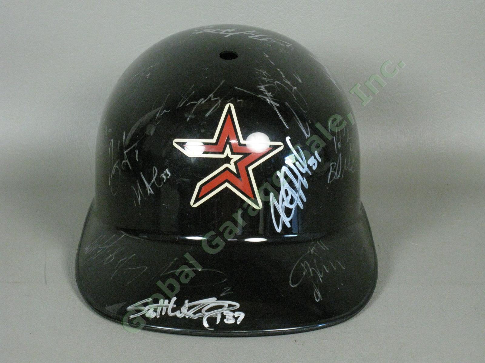 2015 Tri-City ValleyCats Team Signed Baseball Helmet MLB NYPL Houston Astros NR