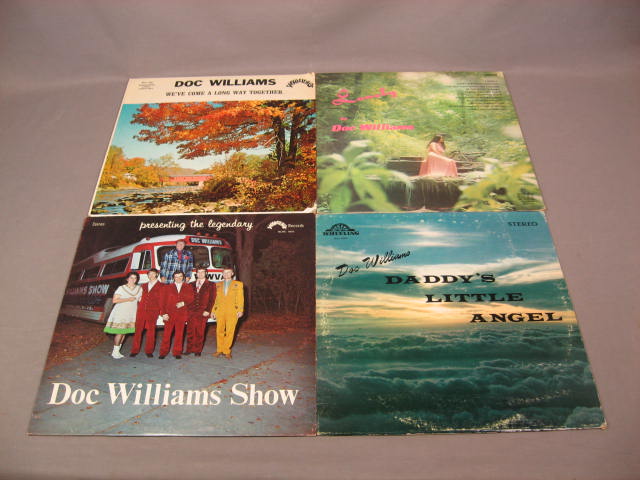 19 Vintage Doc Chickie Williams Country Record Albums 1