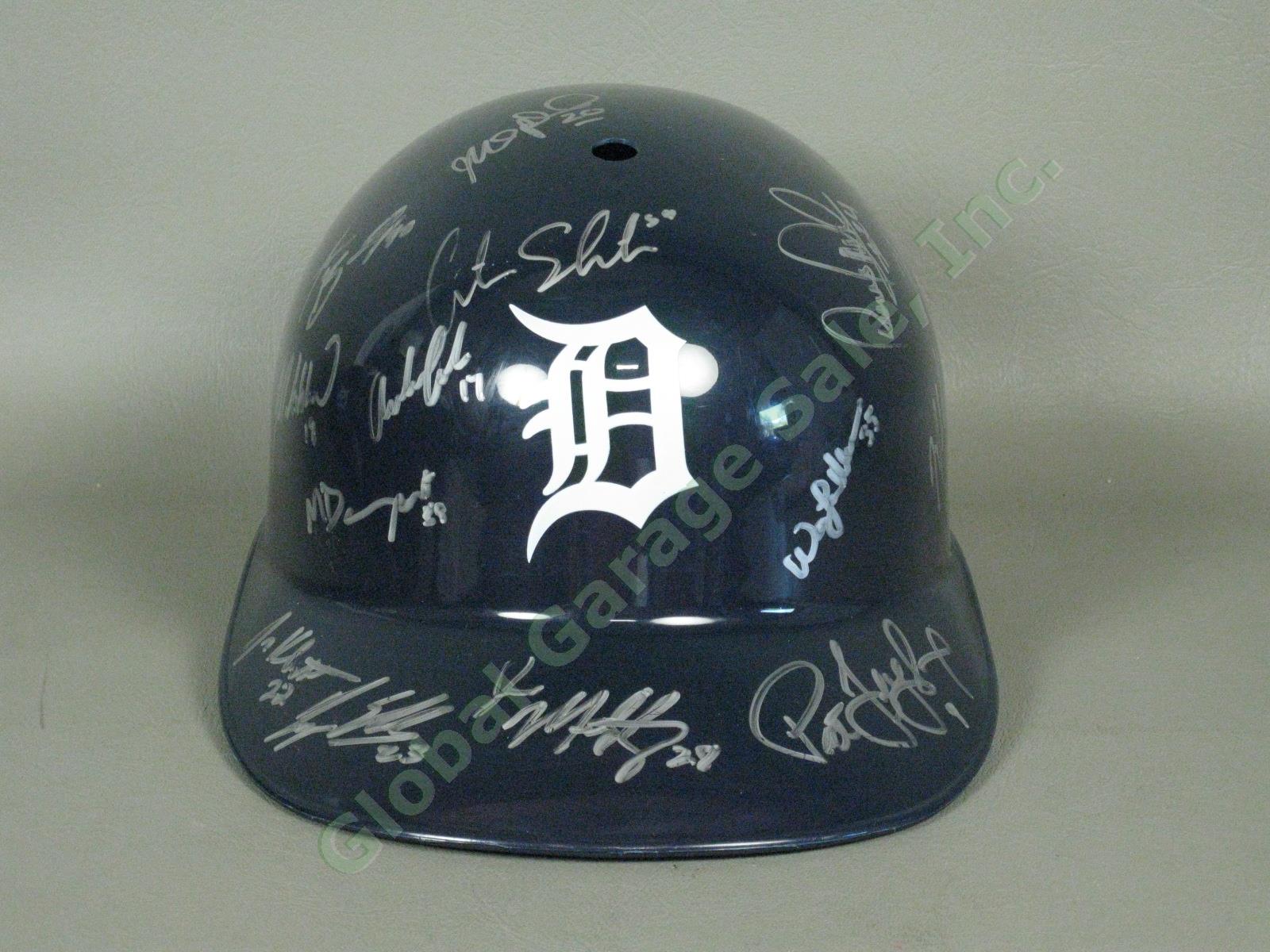 2013 Connecticut Tigers Team Signed Baseball Helmet MiLB MLB NYPL Detroit NR
