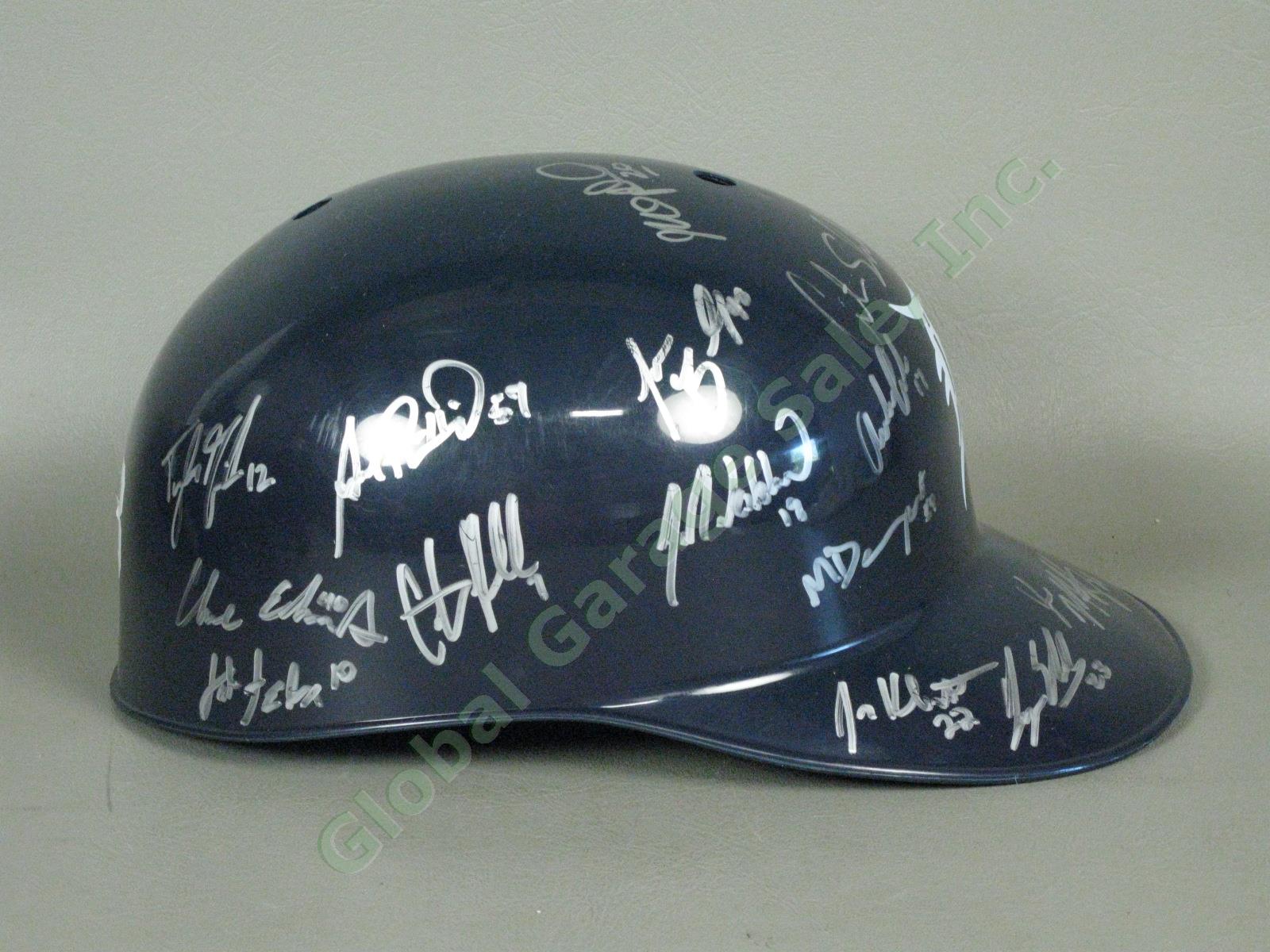 2013 Connecticut Tigers Team Signed Baseball Helmet MiLB MLB NYPL Detroit NR 1