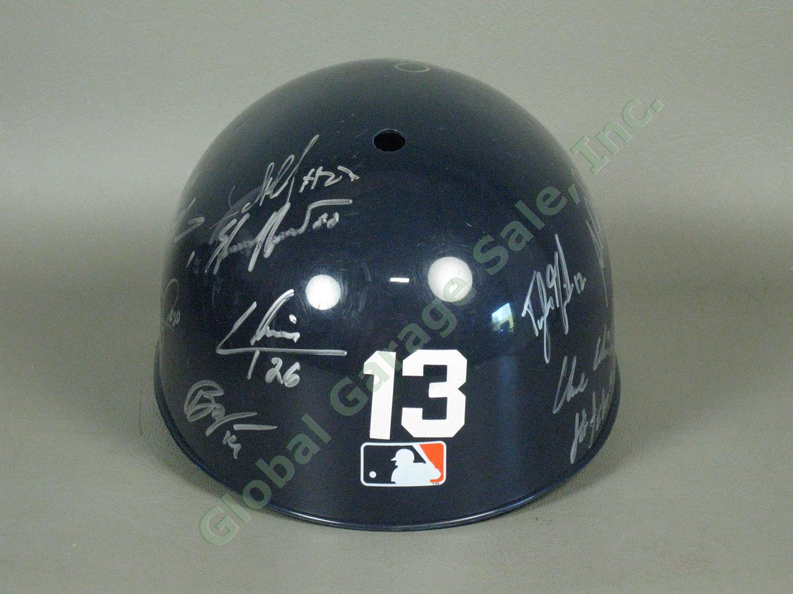 2013 Connecticut Tigers Team Signed Baseball Helmet MiLB MLB NYPL Detroit NR 2