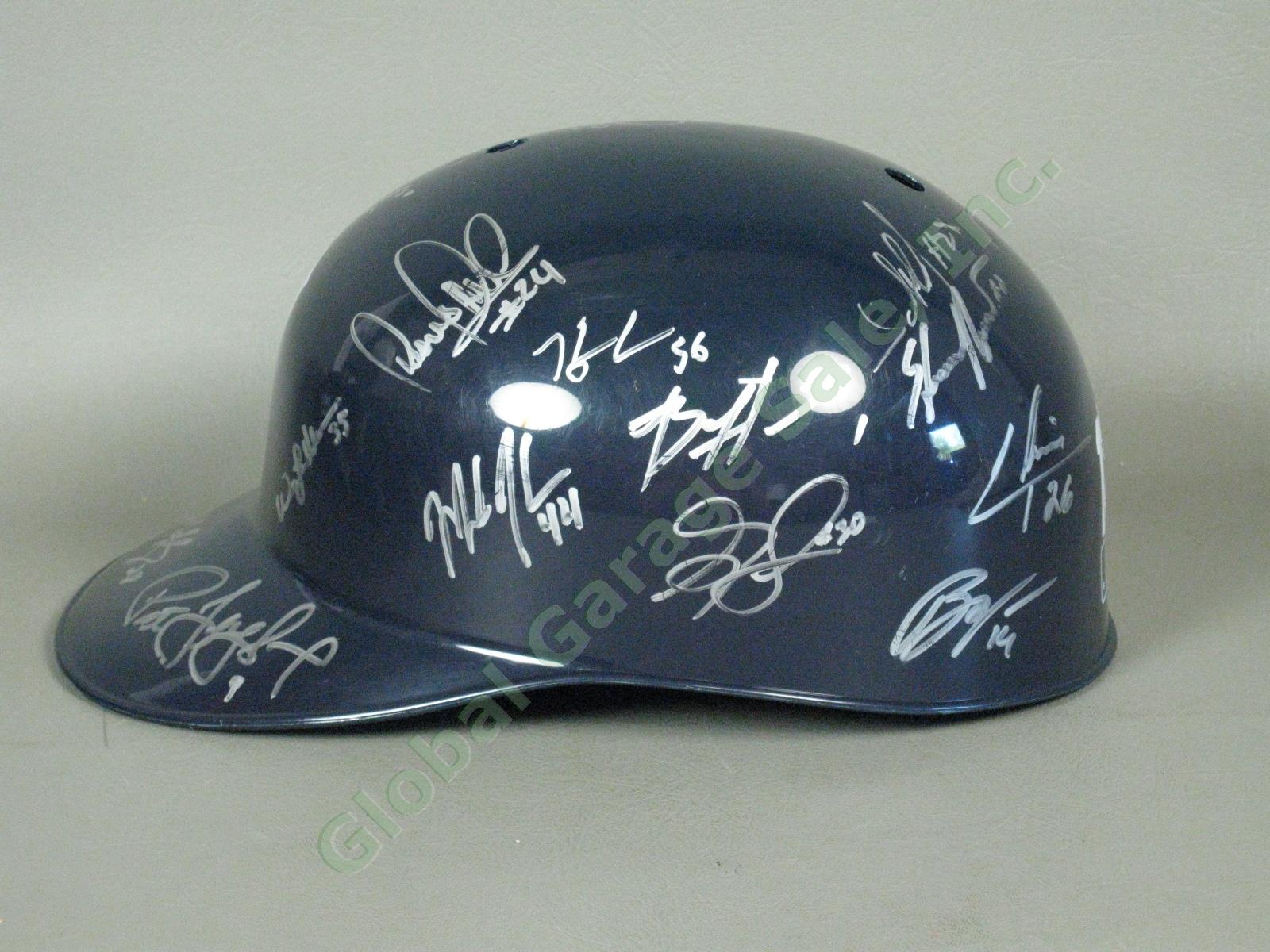 2013 Connecticut Tigers Team Signed Baseball Helmet MiLB MLB NYPL Detroit NR 3