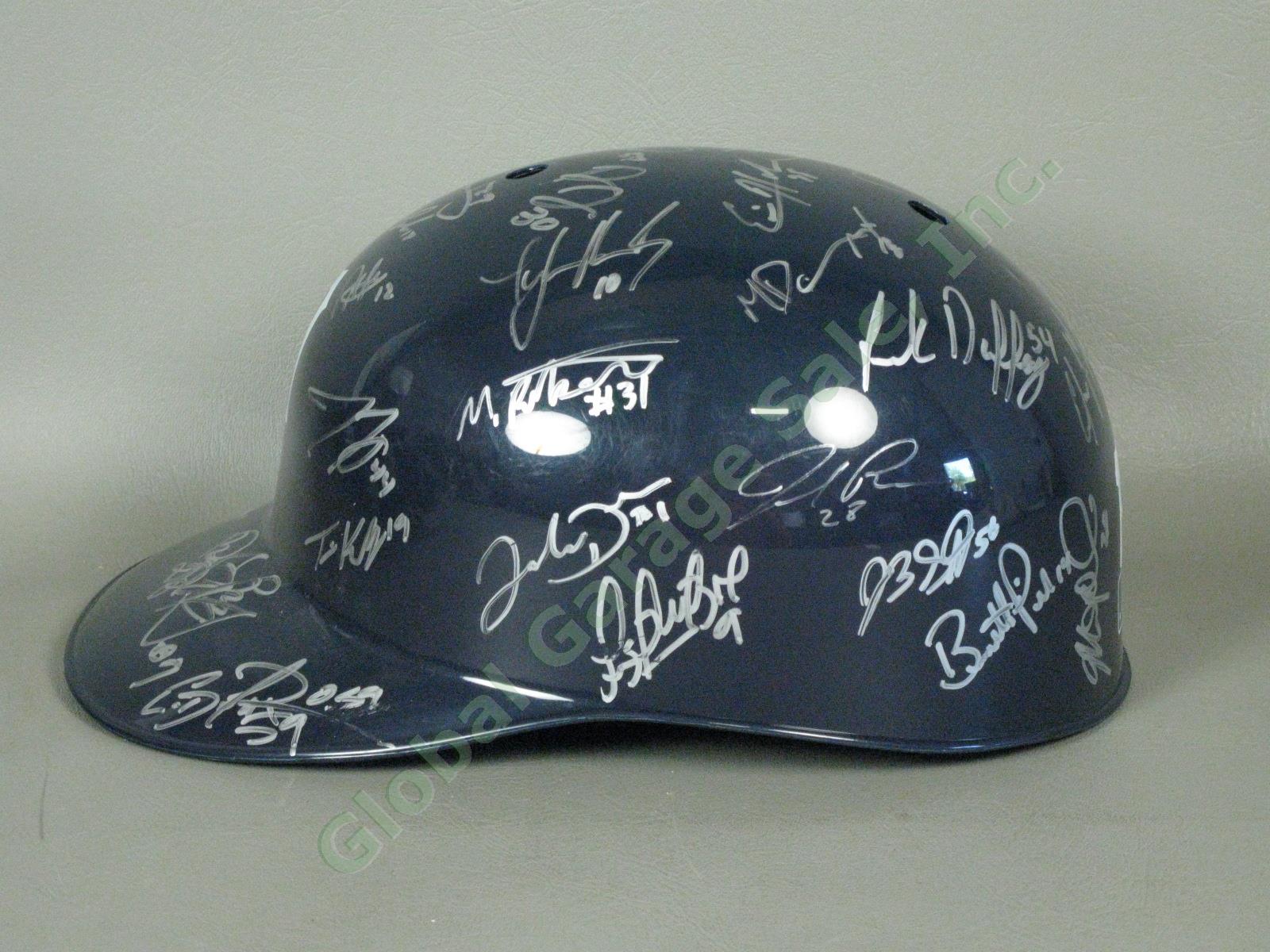 2012 Connecticut Tigers Team Signed Baseball Helmet MiLB MLB NYPL Detroit NR 3