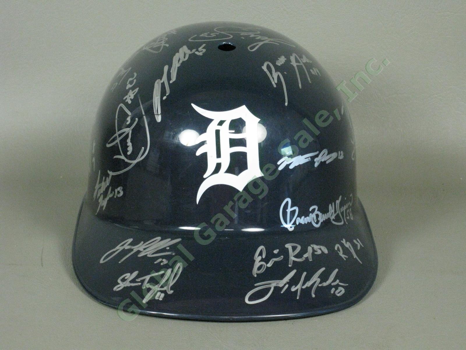 2010 Connecticut Tigers Team Signed Baseball Helmet MiLB MLB NYPL Detroit NR