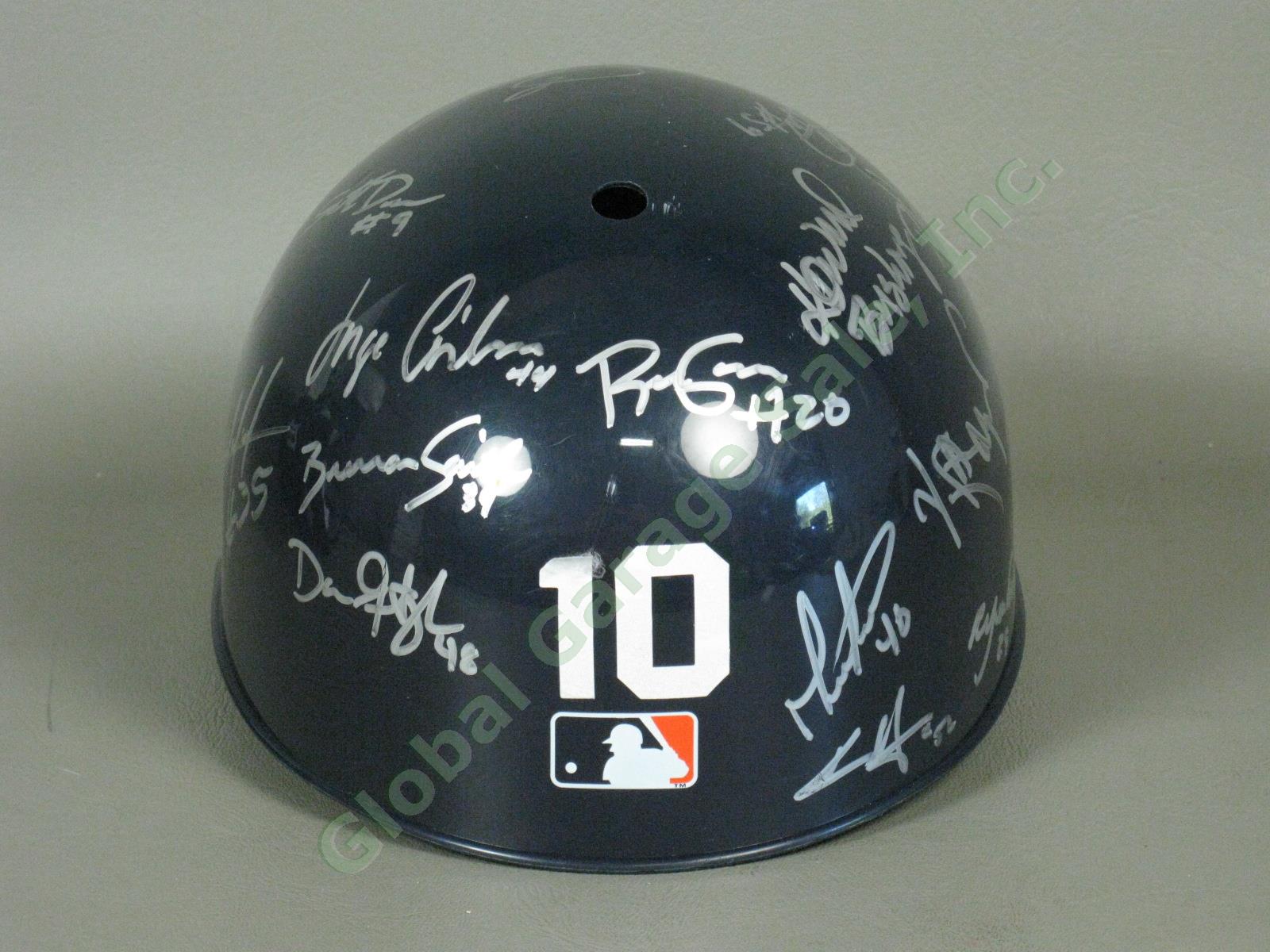 2010 Connecticut Tigers Team Signed Baseball Helmet MiLB MLB NYPL Detroit NR 2
