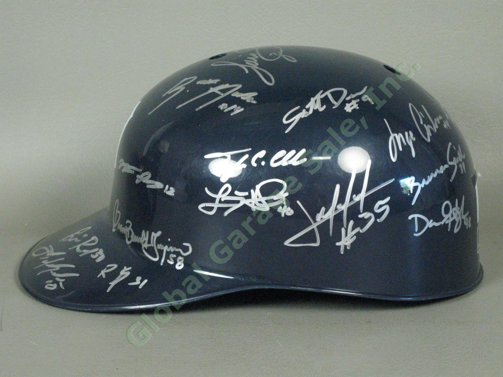 2010 Connecticut Tigers Team Signed Baseball Helmet MiLB MLB NYPL Detroit NR 3