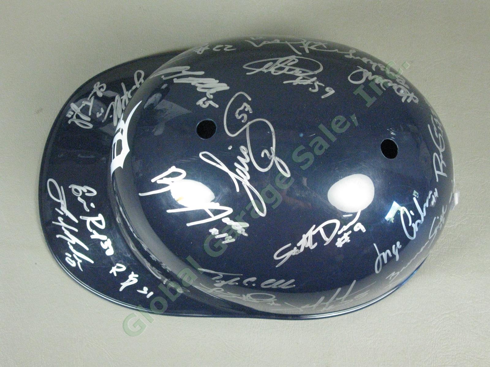2010 Connecticut Tigers Team Signed Baseball Helmet MiLB MLB NYPL Detroit NR 4