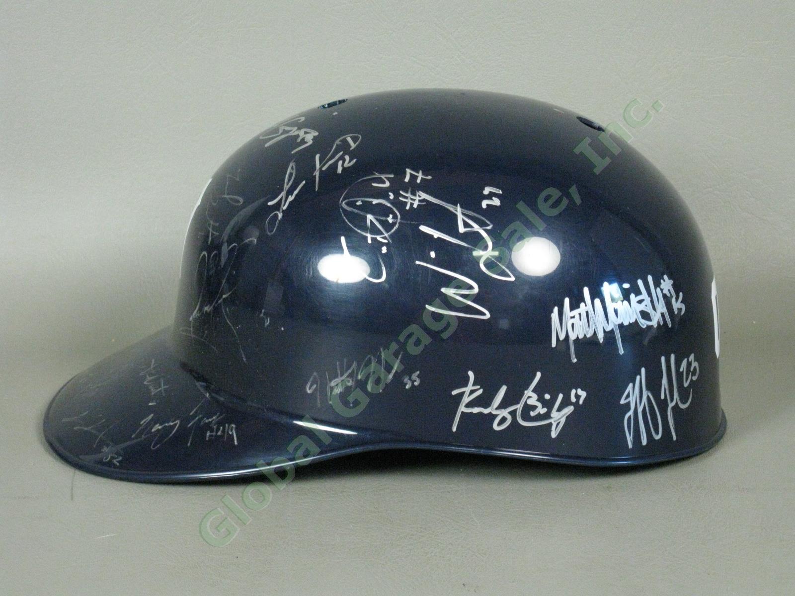 2009 Oneonta Tigers NY Team Signed Baseball Helmet MiLB MLB NYPL Detroit NR 3