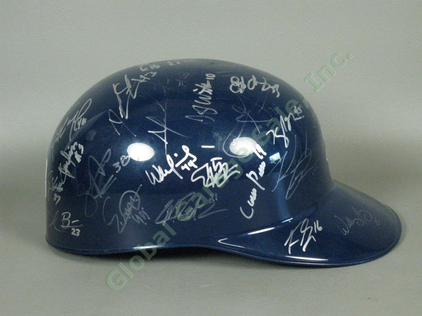 2013 Lowell Spinners Team Signed Baseball Helmet MiLB MLB NYPL Boston Red Sox NR 1