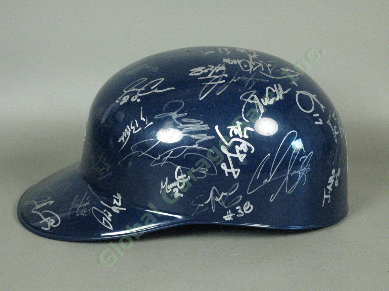 2013 Lowell Spinners Team Signed Baseball Helmet MiLB MLB NYPL Boston Red Sox NR 3