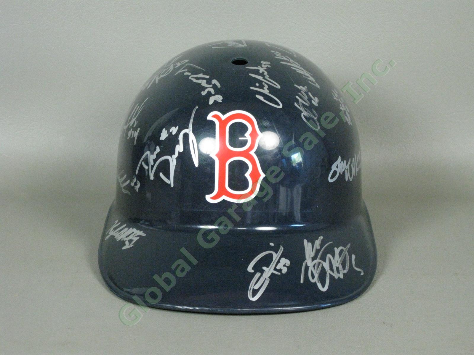 2009 Lowell Spinners Team Signed Baseball Helmet MiLB MLB NYPL Boston Red Sox NR