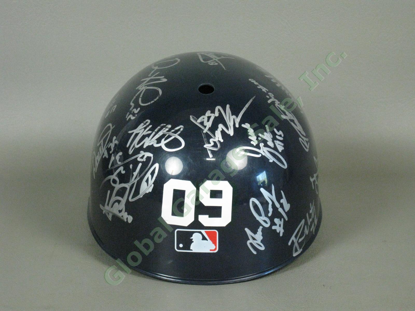 2009 Lowell Spinners Team Signed Baseball Helmet MiLB MLB NYPL Boston Red Sox NR 2