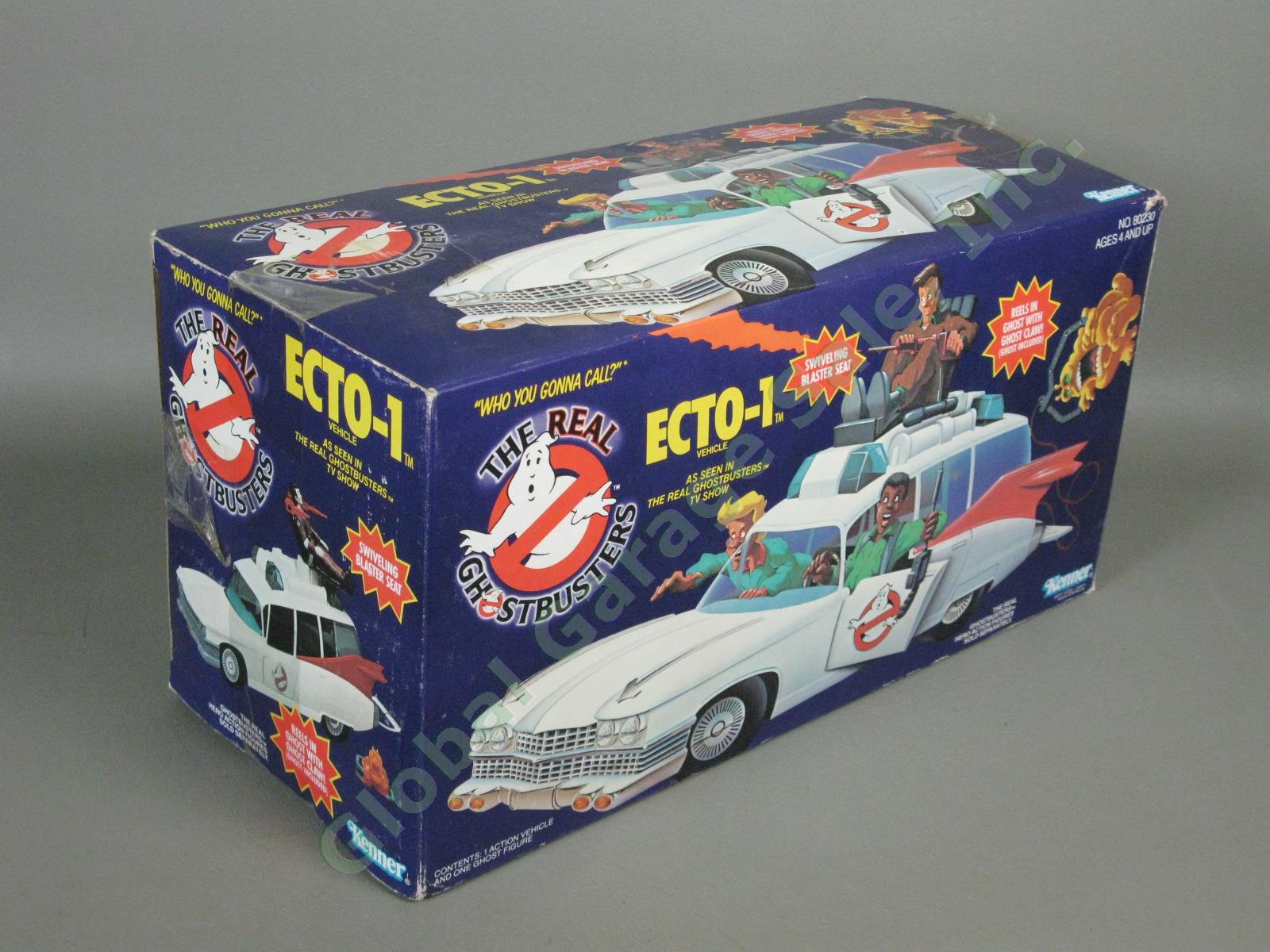 Vtg Kenner 1986 Ghostbusters Ecto 1 Vehicle Original Box Instructions H2Ghost NR 13