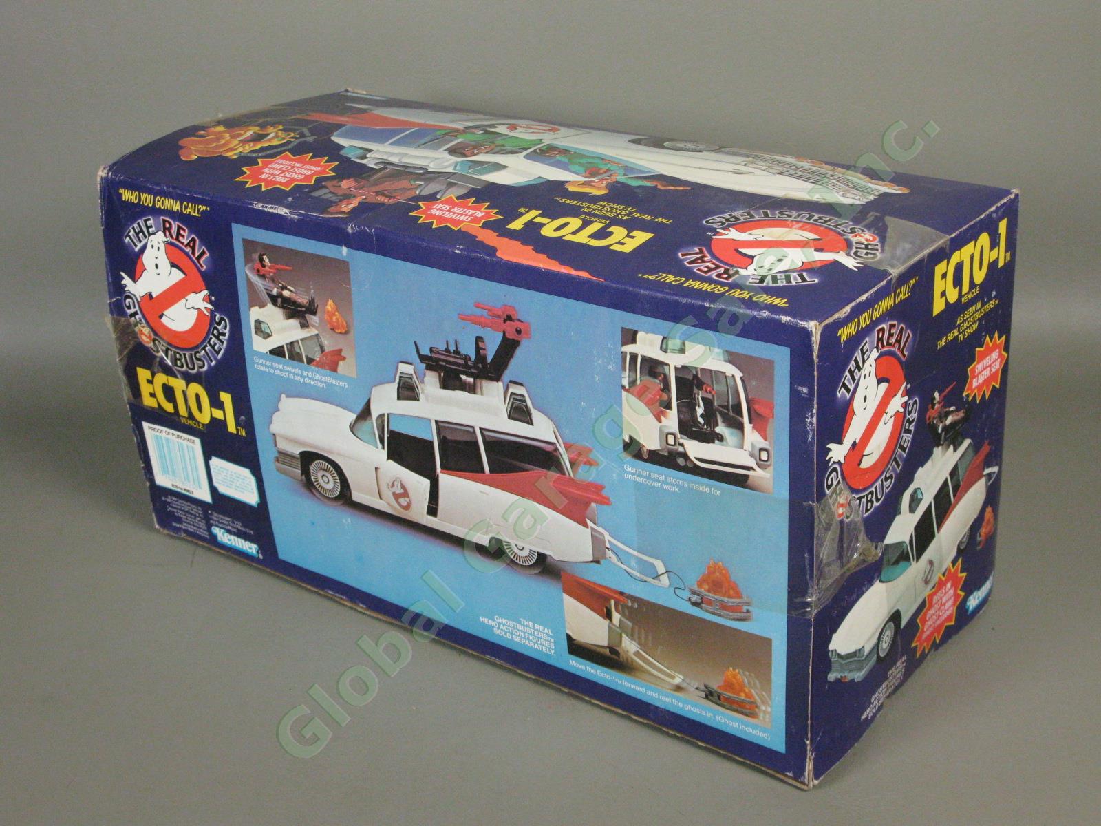 Vtg Kenner 1986 Ghostbusters Ecto 1 Vehicle Original Box Instructions H2Ghost NR 14