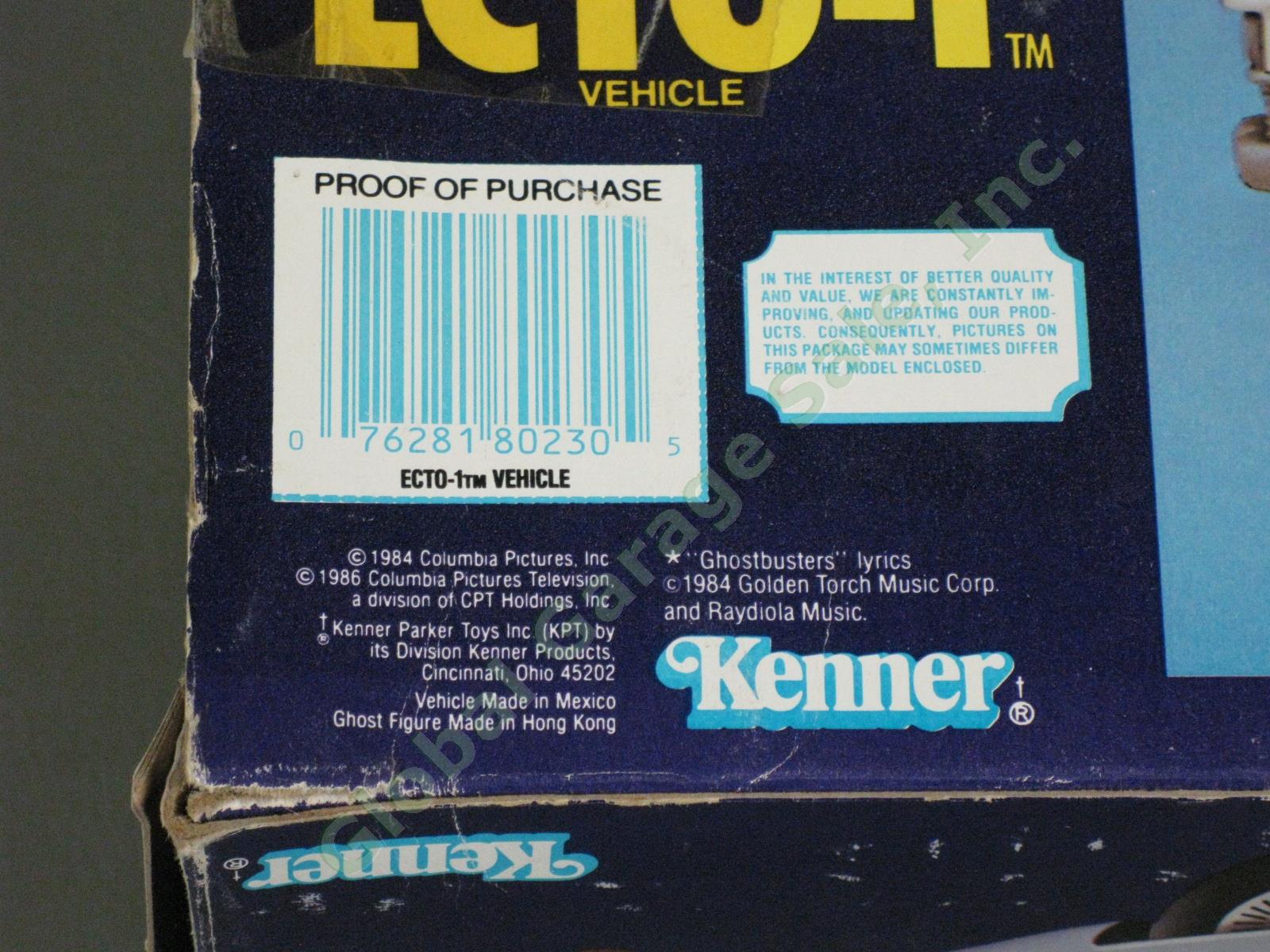 Vtg Kenner 1986 Ghostbusters Ecto 1 Vehicle Original Box Instructions H2Ghost NR 16