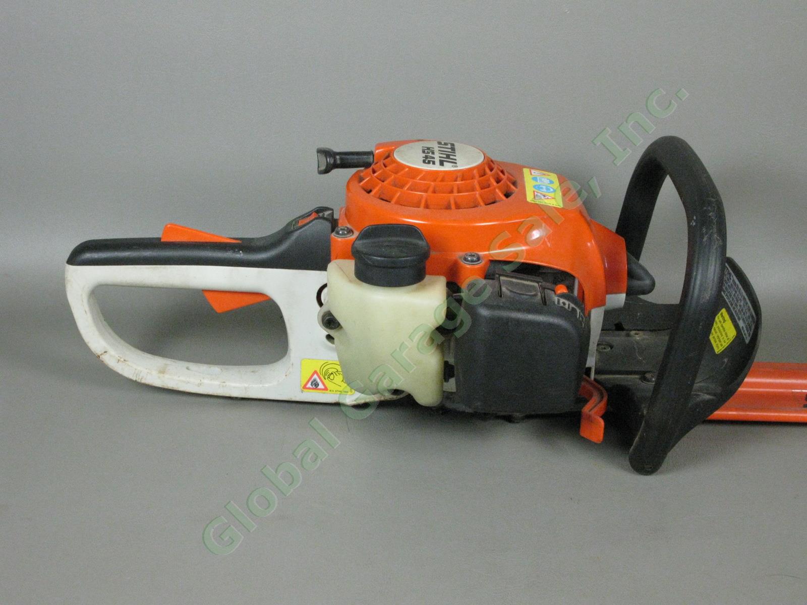 Stihl HS45 HS 45 Gas Powered Hedge Trimmer Double Sided 24" Blade w/Cover NO RES 1