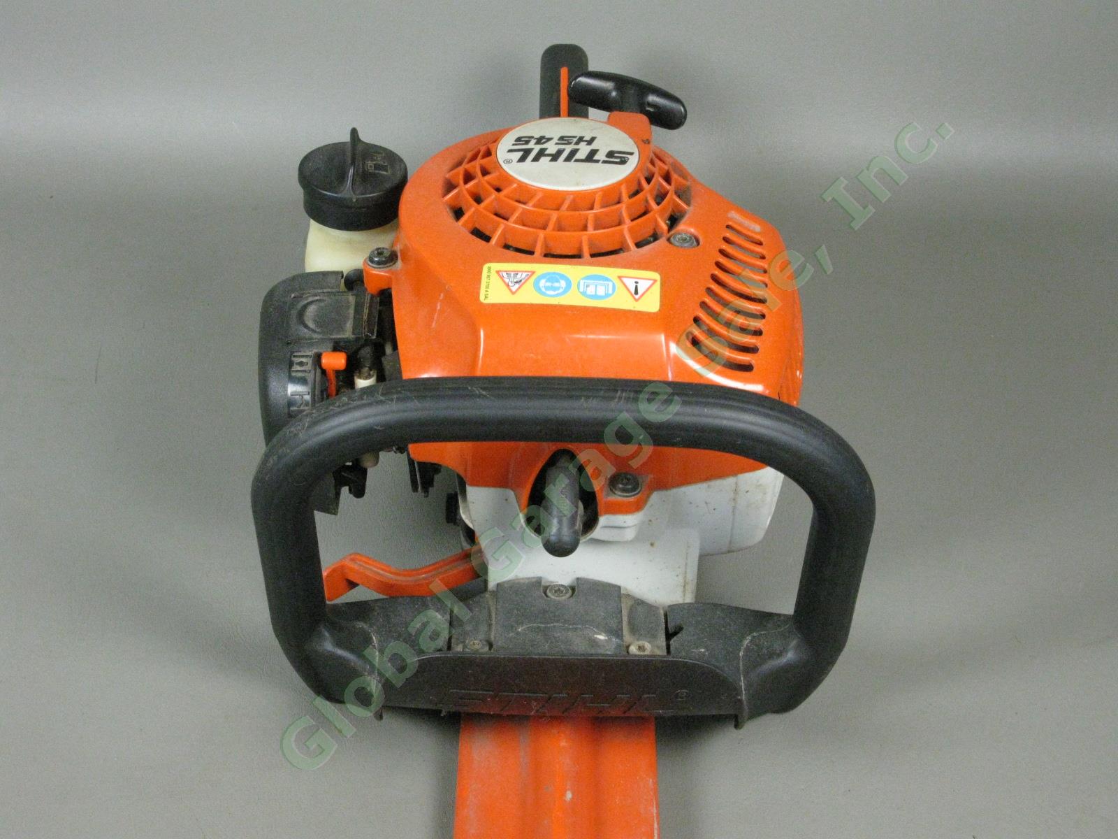 Stihl HS45 HS 45 Gas Powered Hedge Trimmer Double Sided 24" Blade w/Cover NO RES 5