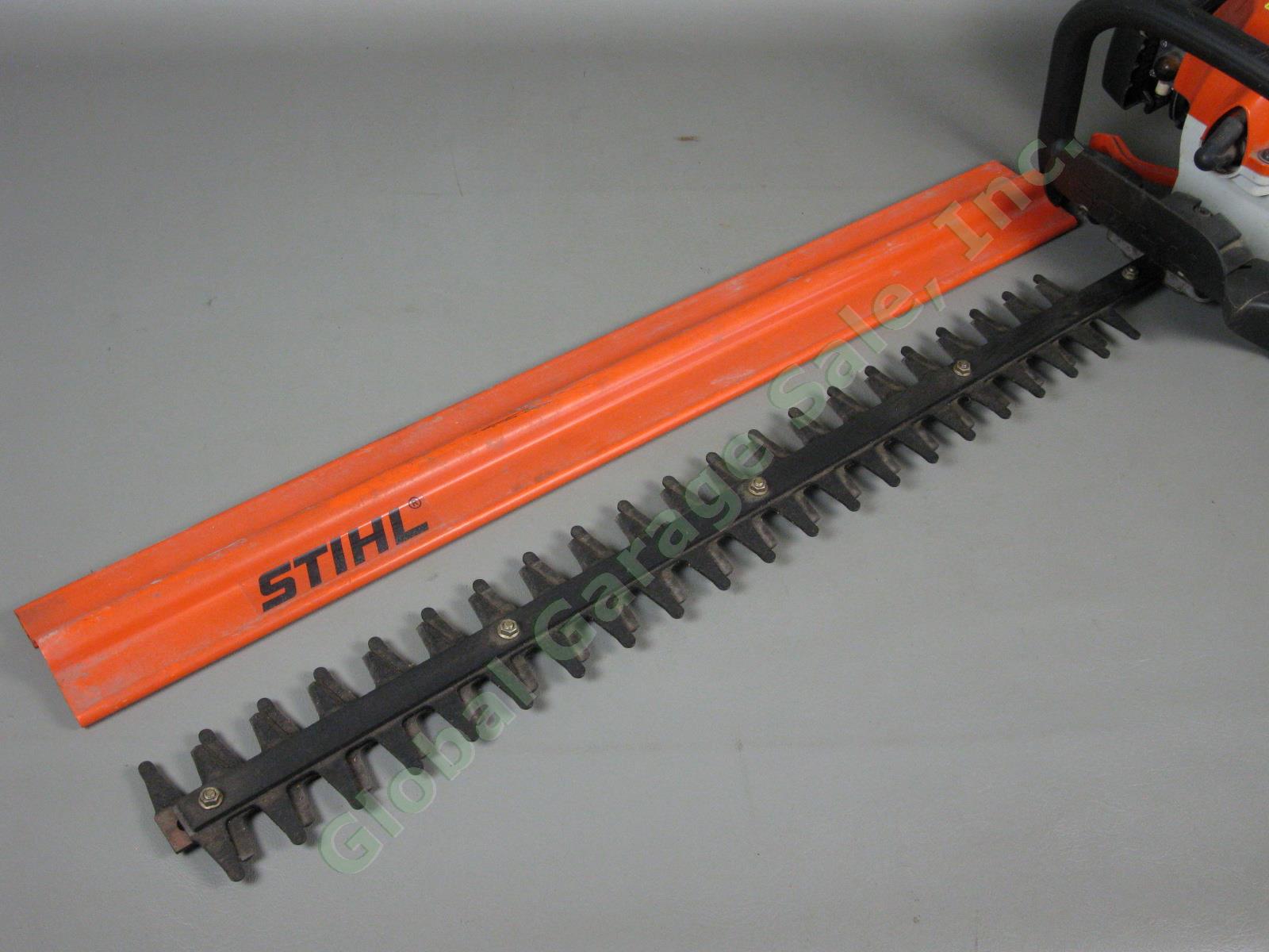 Stihl HS45 HS 45 Gas Powered Hedge Trimmer Double Sided 24" Blade w/Cover NO RES 6